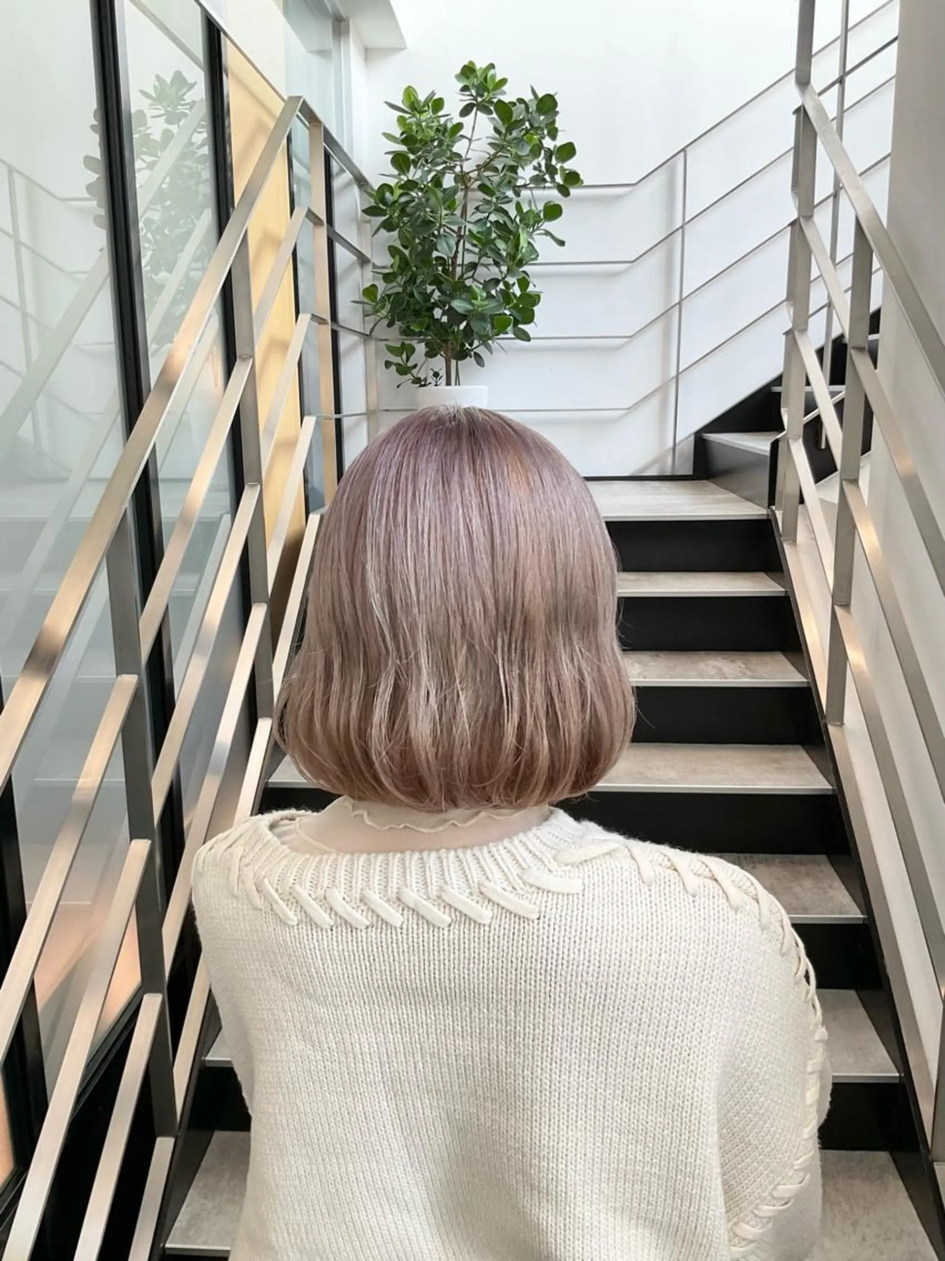 ミディアム ヘアカラー トリートメント ヘアセット go today shaire salon 本店所属・yoshi ☆のヘアスタイル