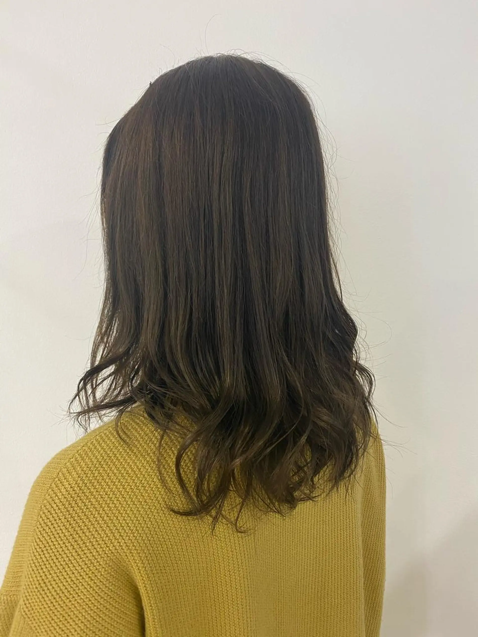 セミロング ヘアカラー トリートメント 💫お呼ばれヘア💫 髪質改善✨ともえ市川のヘアスタイル