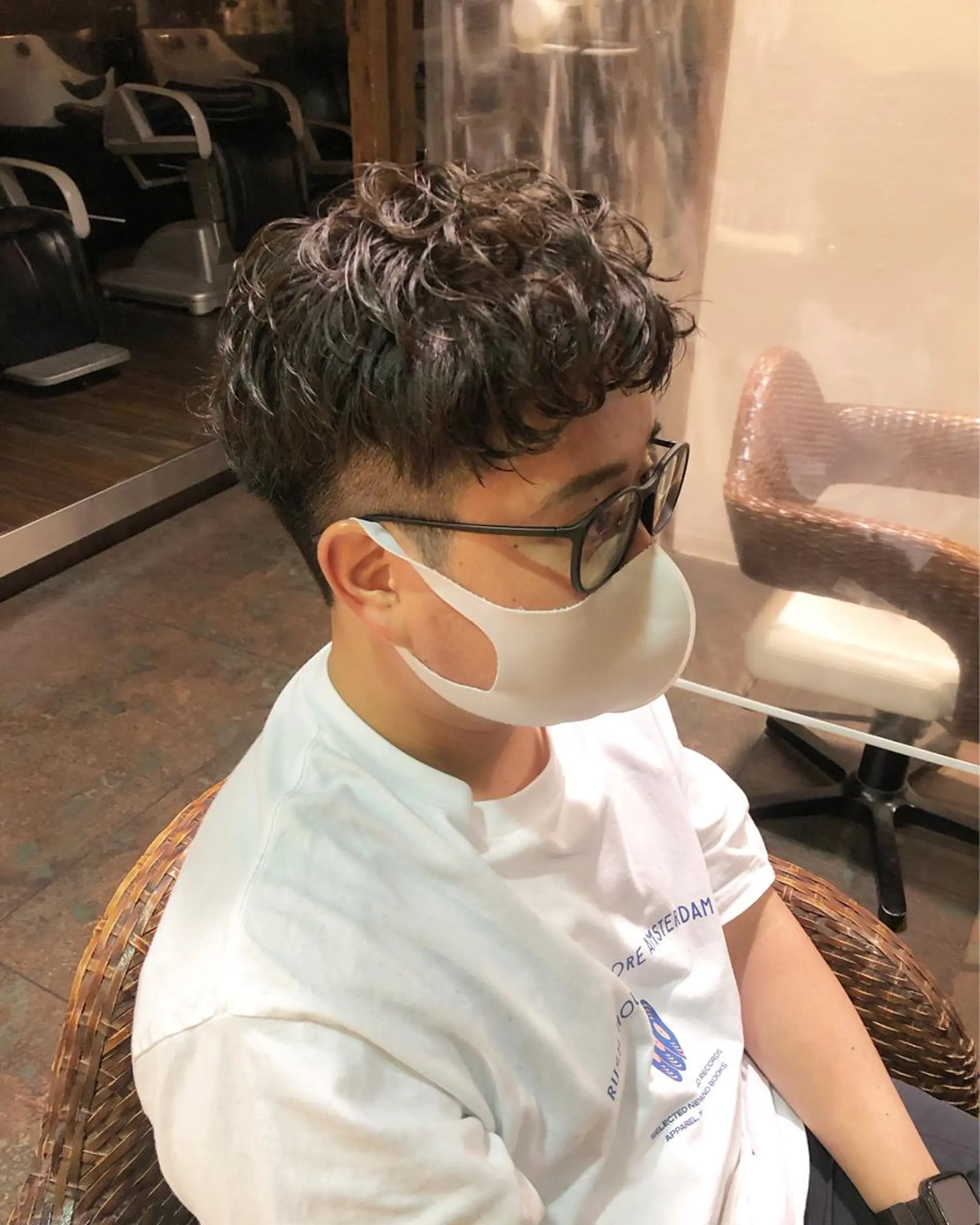 ショート パーマ メンズ メンズパーマ パーマ/ハイトーン スパイキー/神田正紀のヘアスタイル