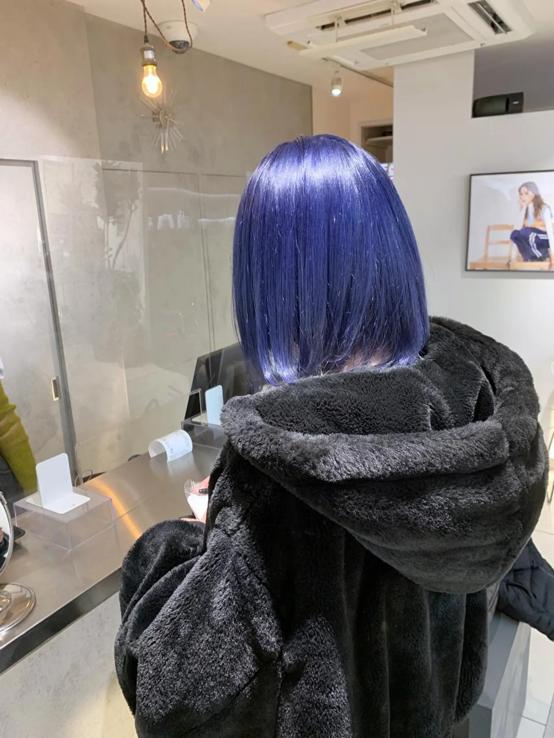 ミディアム カラー ボブ/透明感ベージュ 🫧クルミ🌟のヘアスタイル