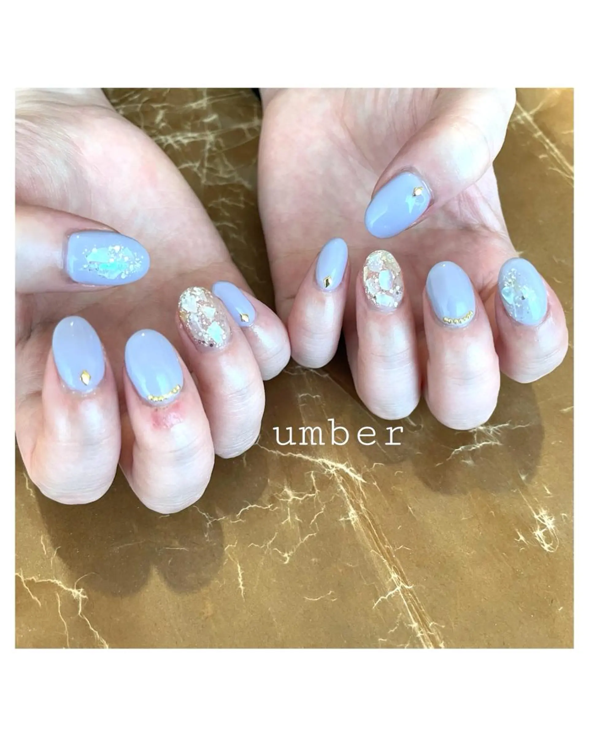 ネイル クリアネイル フラッシュネイル フットネイル フレンチネイル マグネットネイル ハンドネイル umber 三茶1分のネイルデザイン