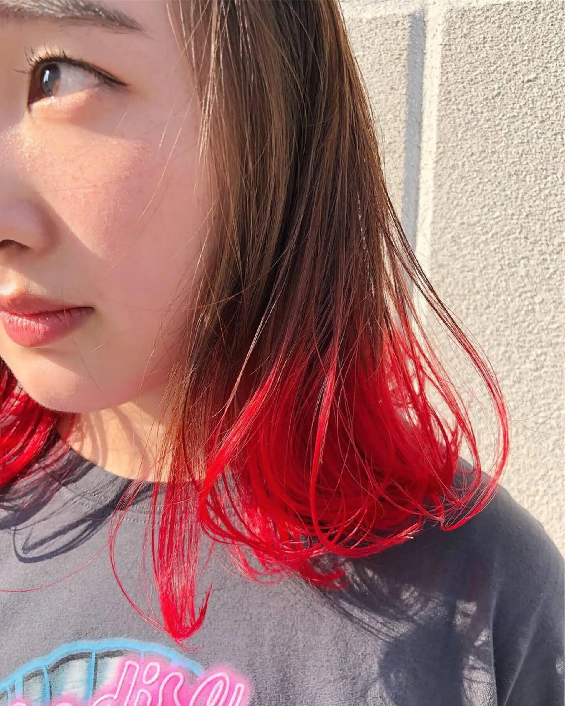 セミロング カラー ヘアアレンジ 【池袋/スパイキー ショート】ⓝⓘⓜⓤのヘアスタイル