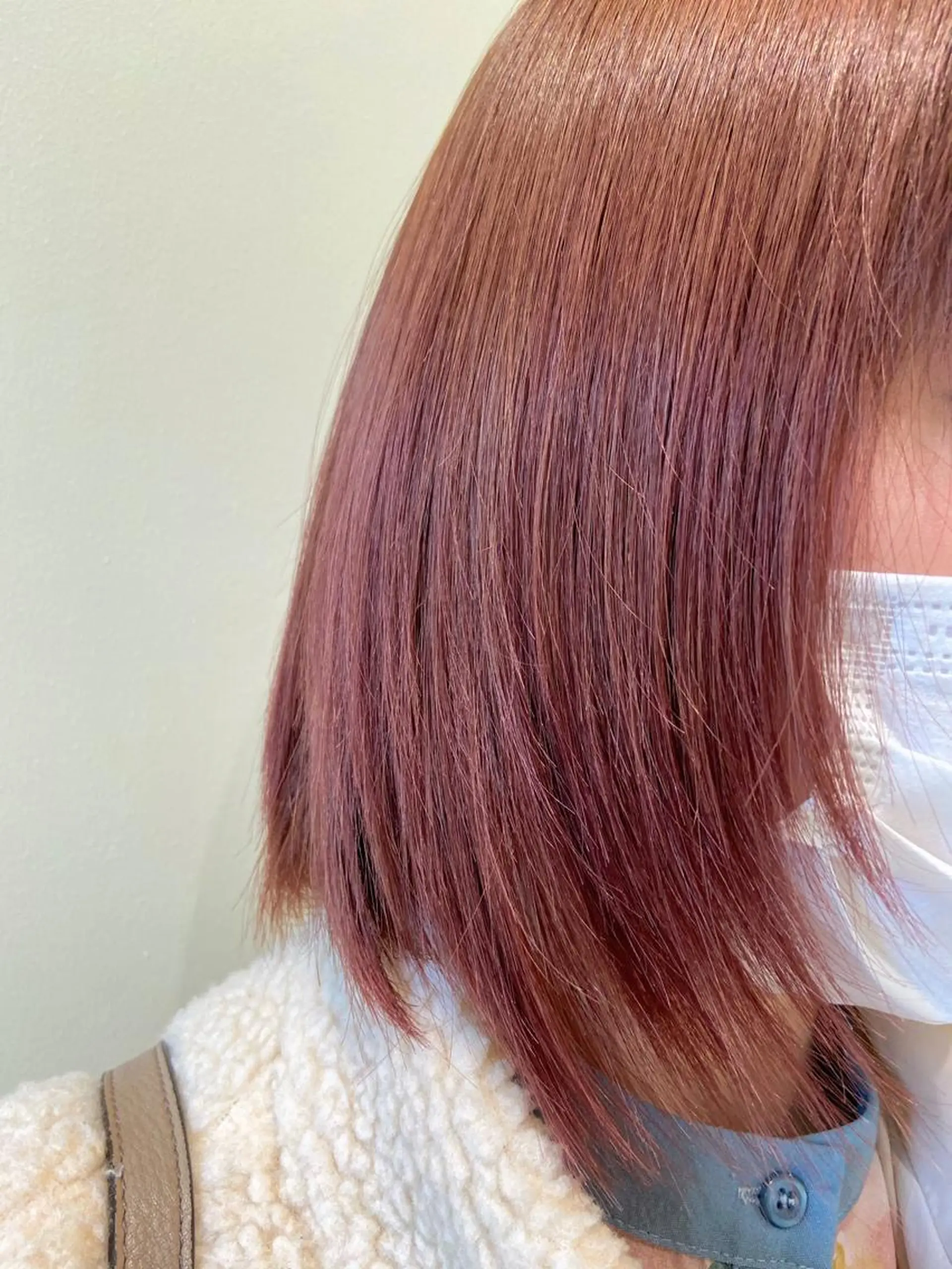 ミディアム ラベンダーブラウン 髪質改善・酸性・ ストレート　Maruのヘアスタイル