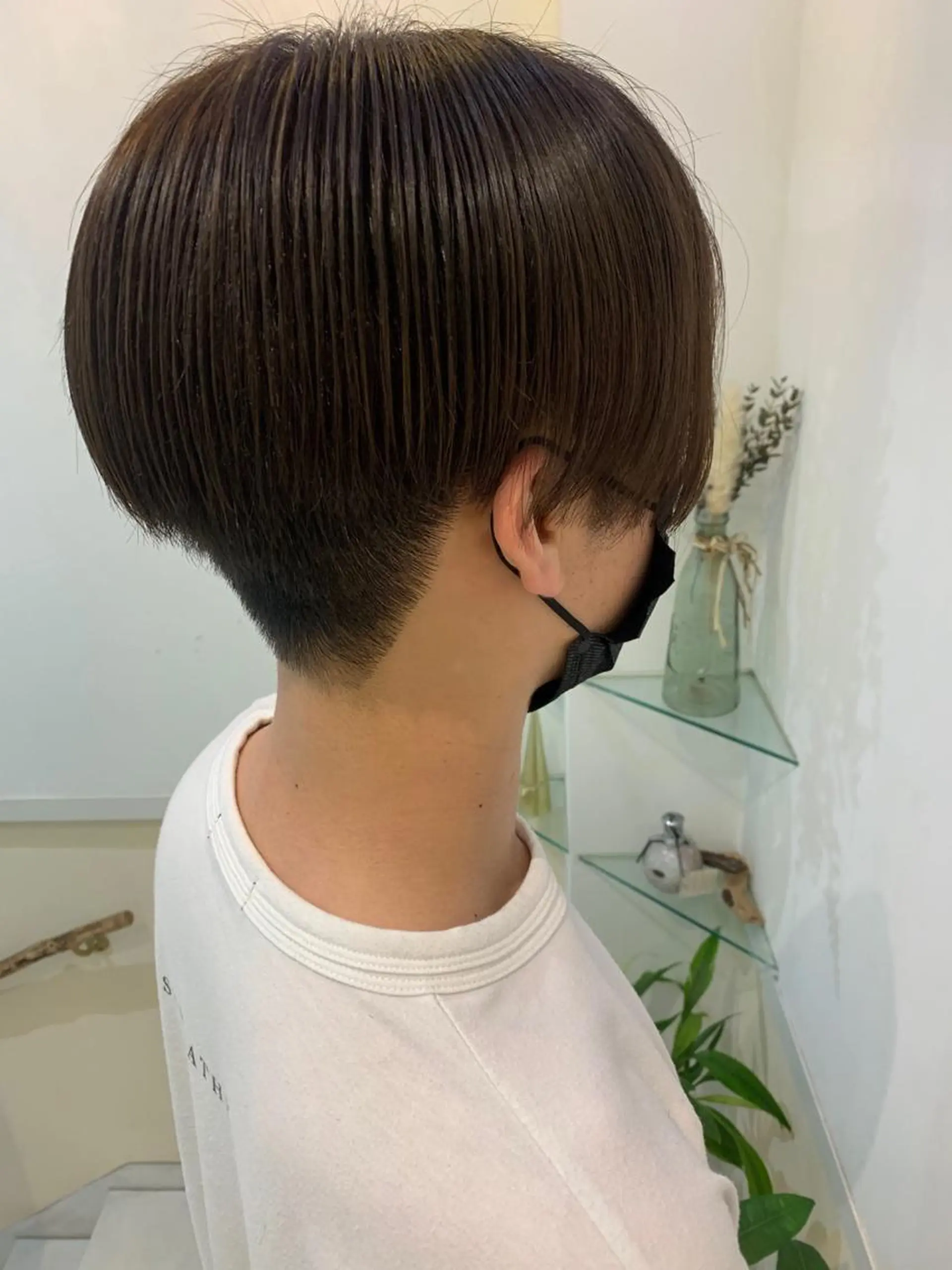 ショート メンズ 透けるbrown カラー🎗♡yukaのヘアスタイル