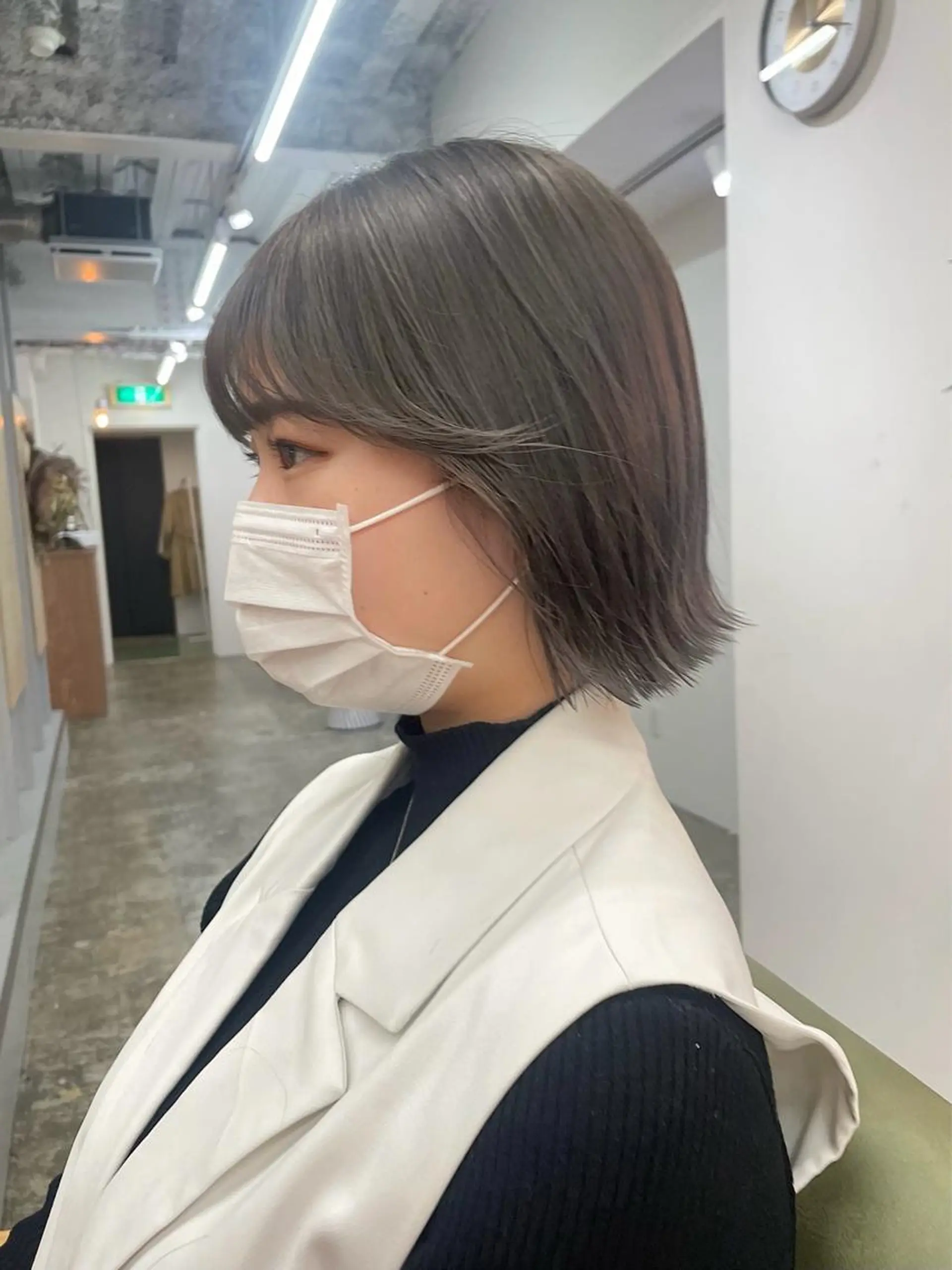 ミディアム カラー さかした ちなのヘアスタイル