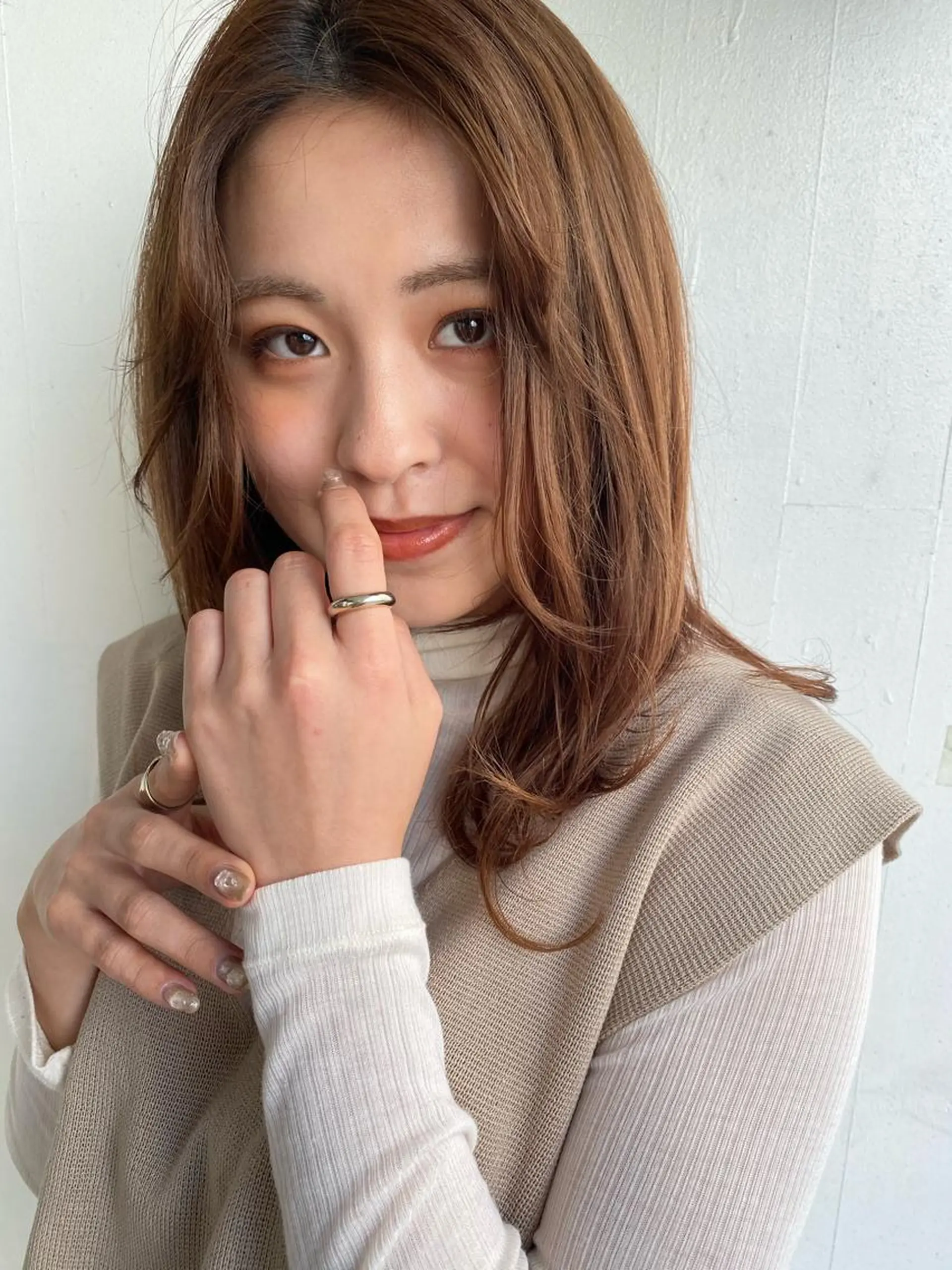 ミディアム 🍃透明感スタイル ｙｕ-ｋａ🍃のヘアスタイル