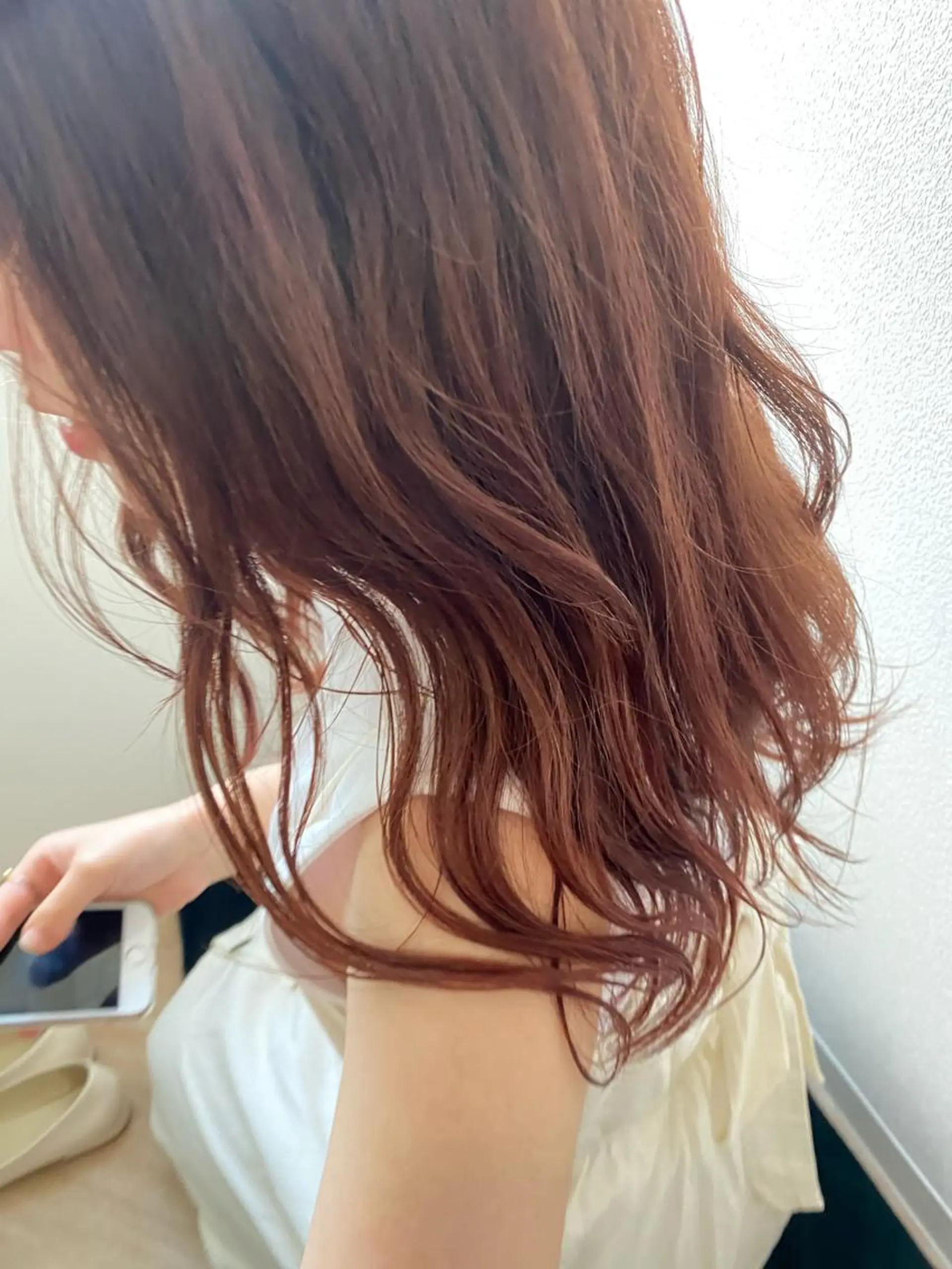 セミロング カラー ヘアカラー ELLE&SALLY 石野のヘアスタイル