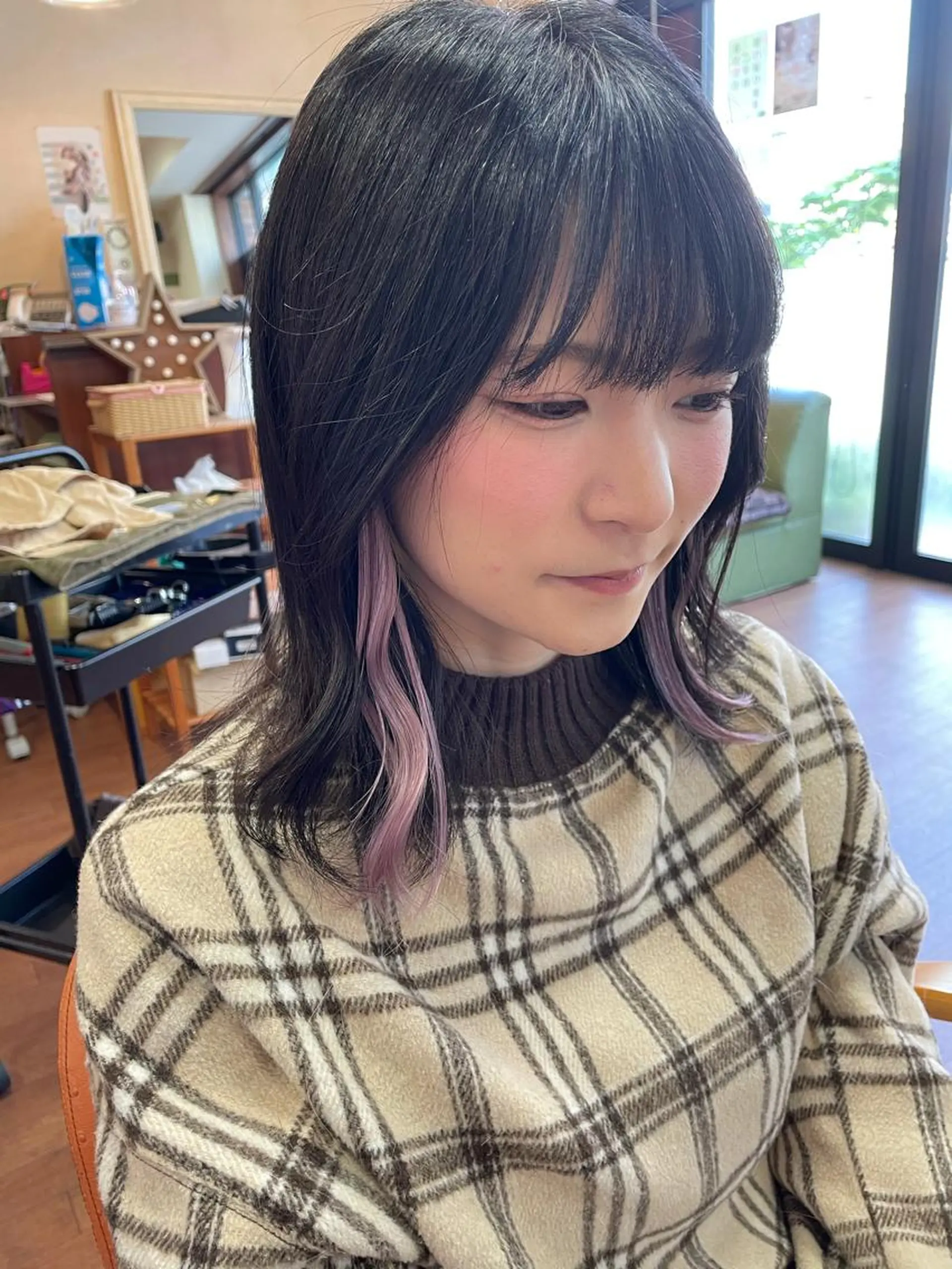 カラー エクステ Vyuha ビューハのヘアスタイル