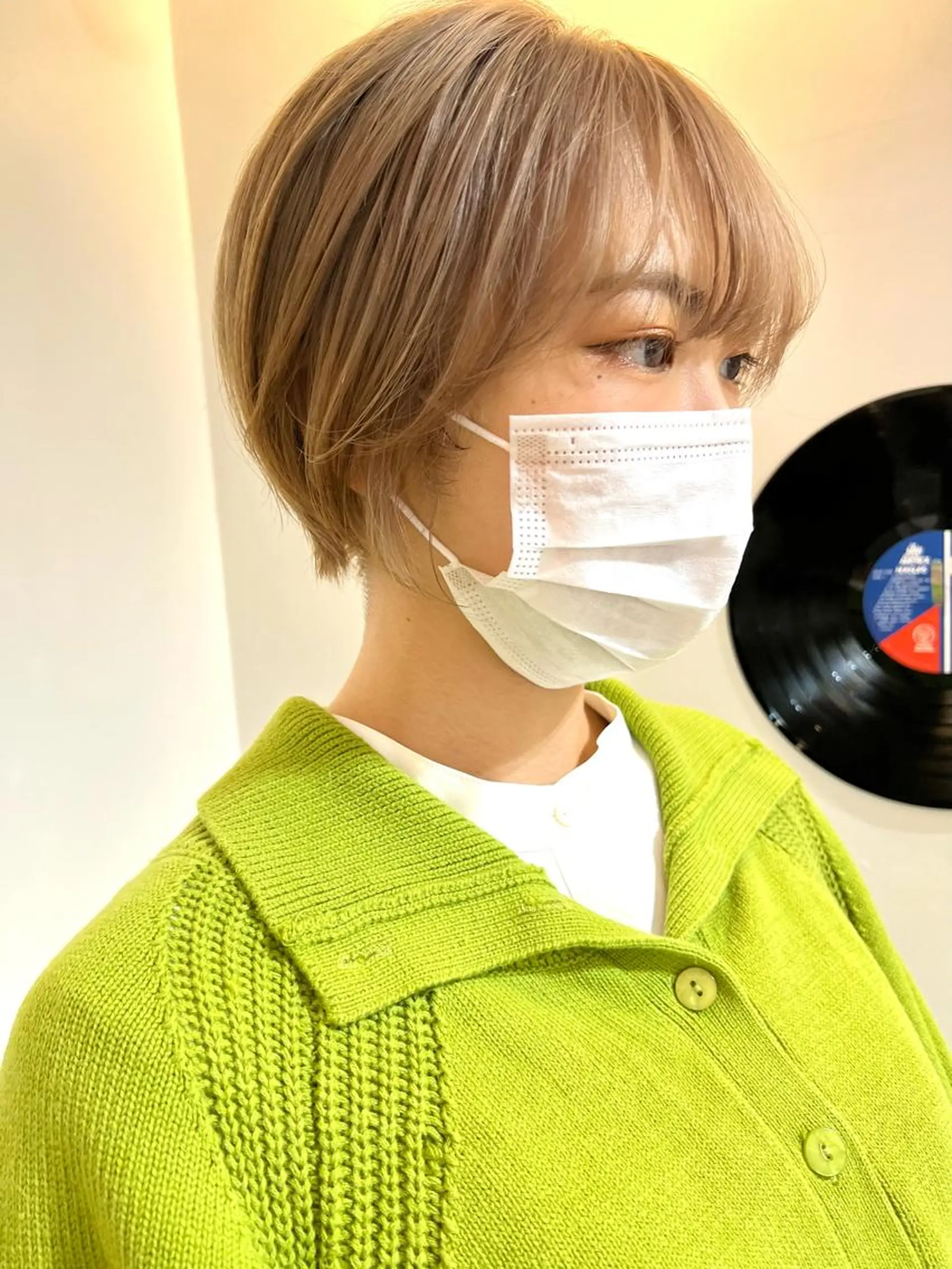 ショート カラー ヘアアレンジ 🧨ブリーチー×ボブ レイヤー💎じゅえるのヘアスタイル