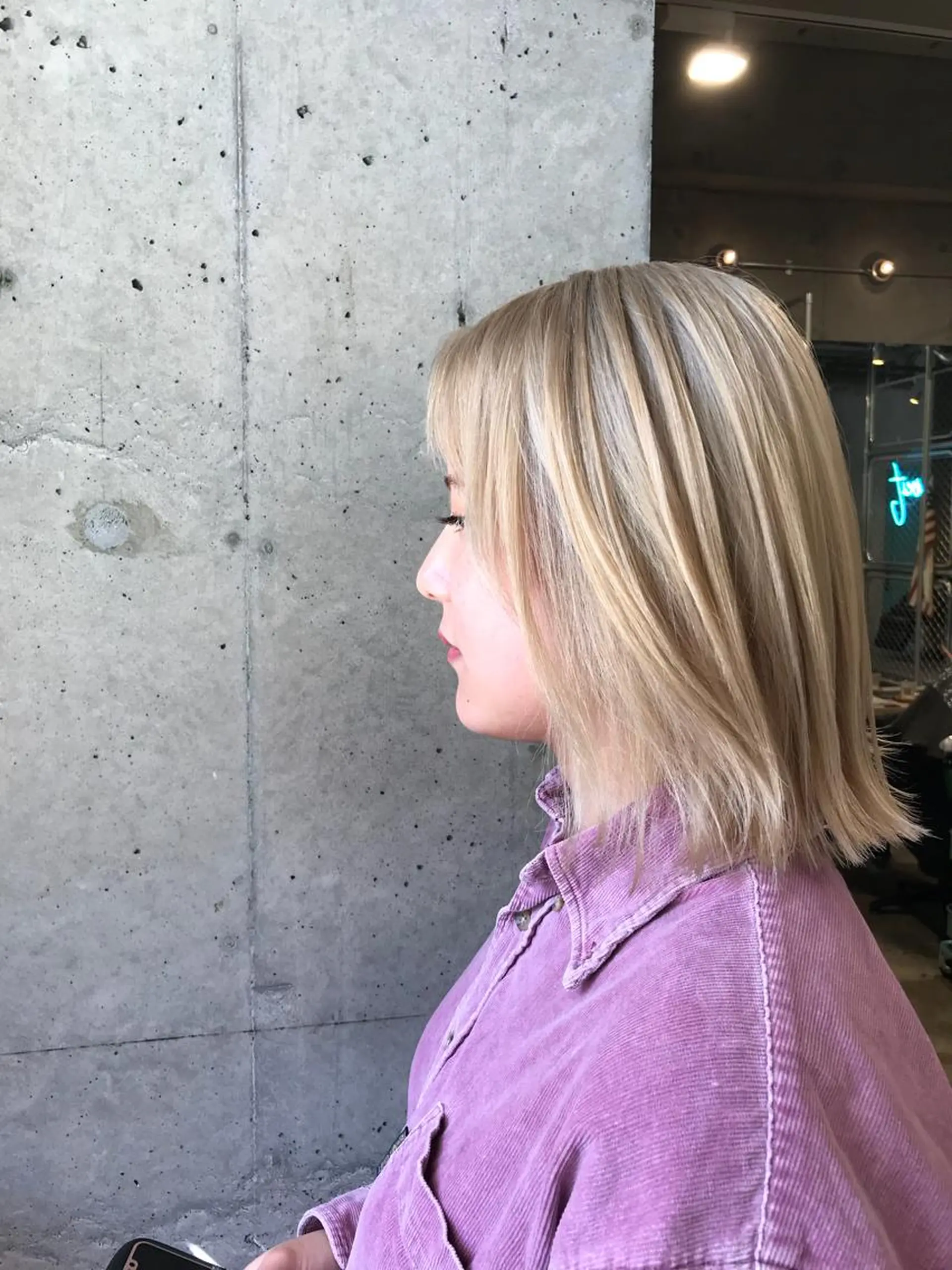 ショート カラー ブリーチ ブロンド ホワイトブロンド 竹嶌 健吾のヘアスタイル