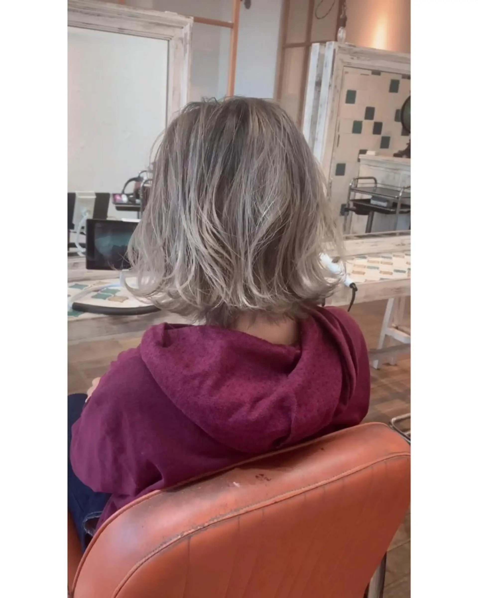 カラー バレイヤージュ ハイライトカラー Beyond（kitaro）所属・石井辰功也 フリーランス美容師のヘアスタイル