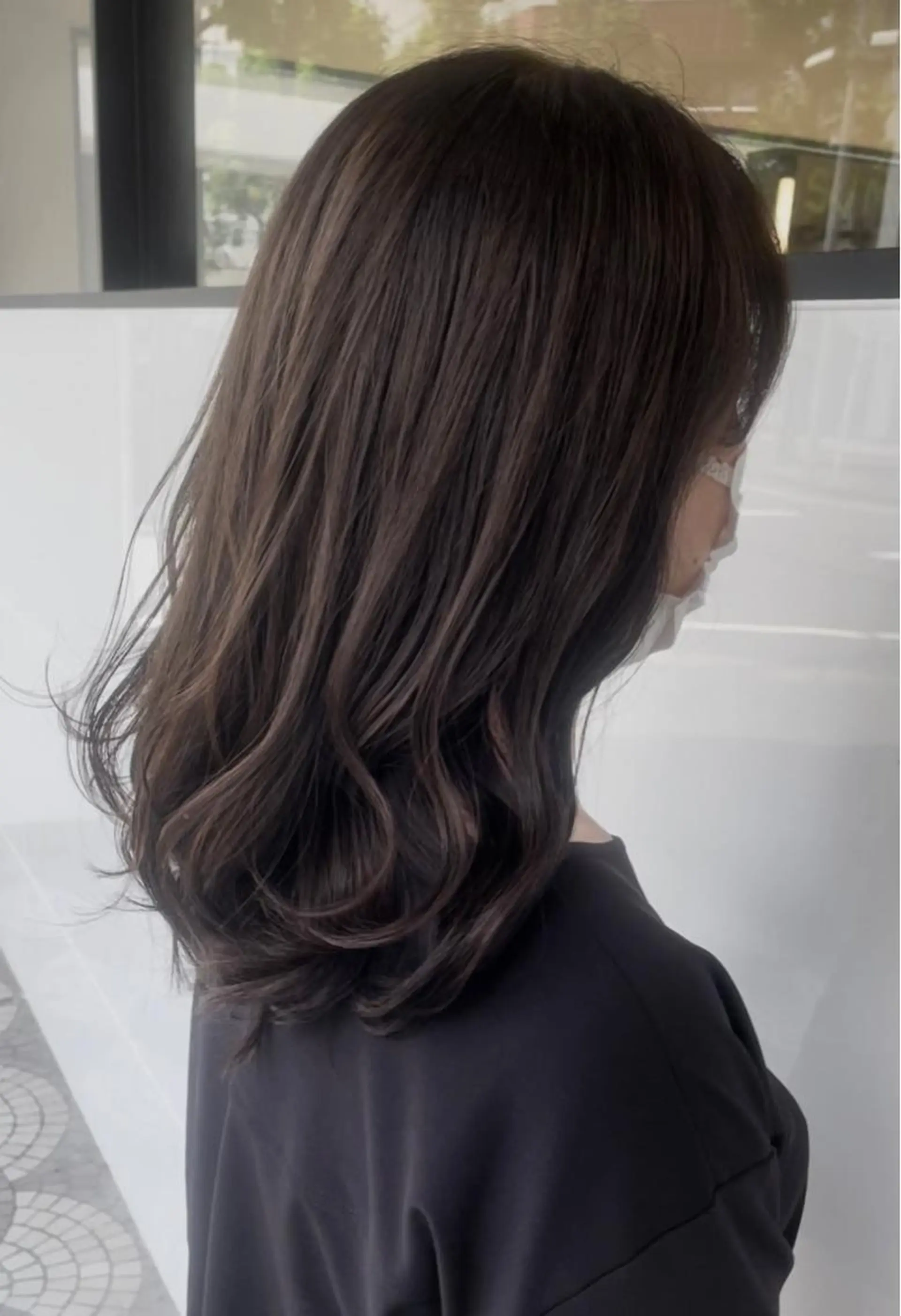 ミディアム 韓国スタイリスト/ メンズパーマ新浪桃未のヘアスタイル