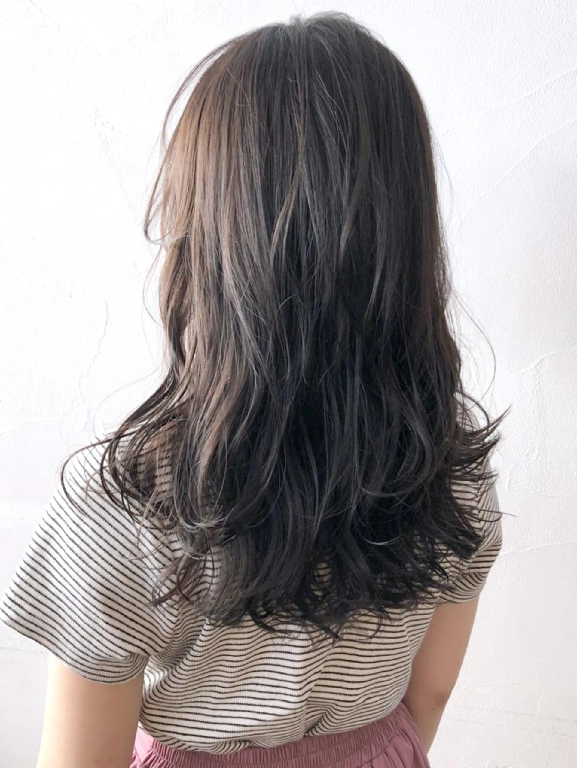 セミロング カラー パーマ ヘアアレンジ アッシュ ITbyALBUM 浦和店のヘアスタイル