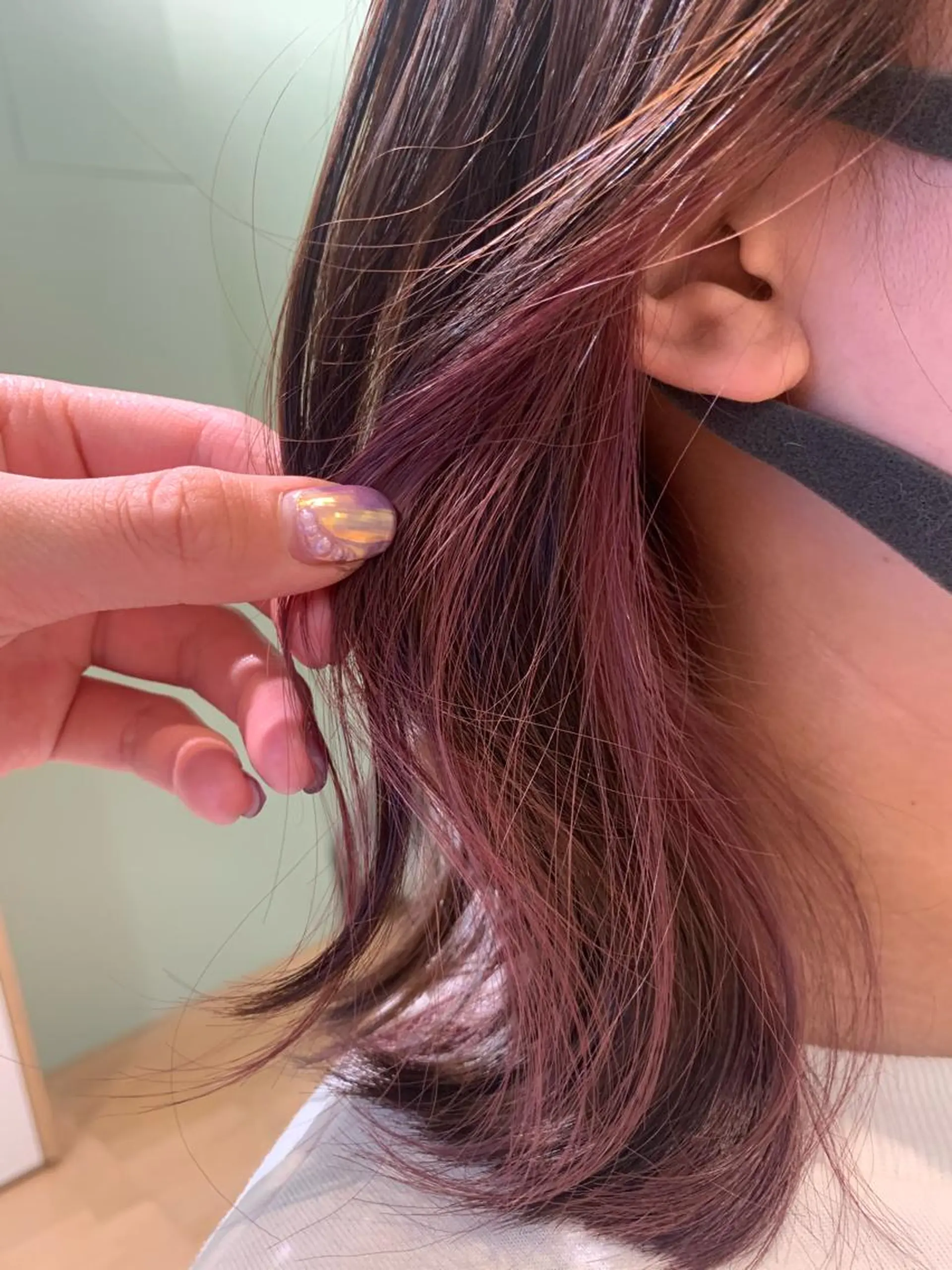 カラー インナーカラー 村松 萌のヘアスタイル