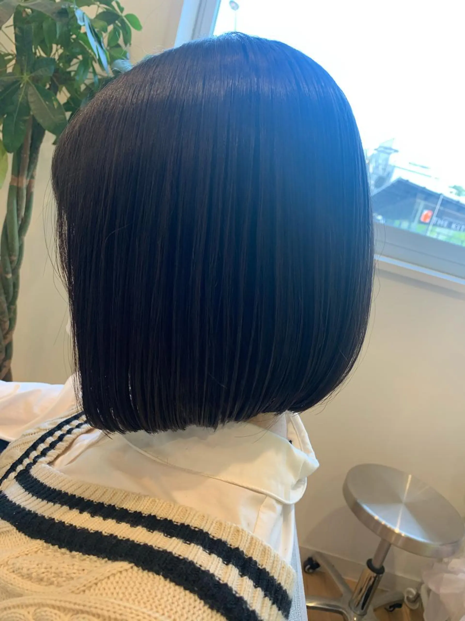 ミディアム ボブ 村松 萌のヘアスタイル