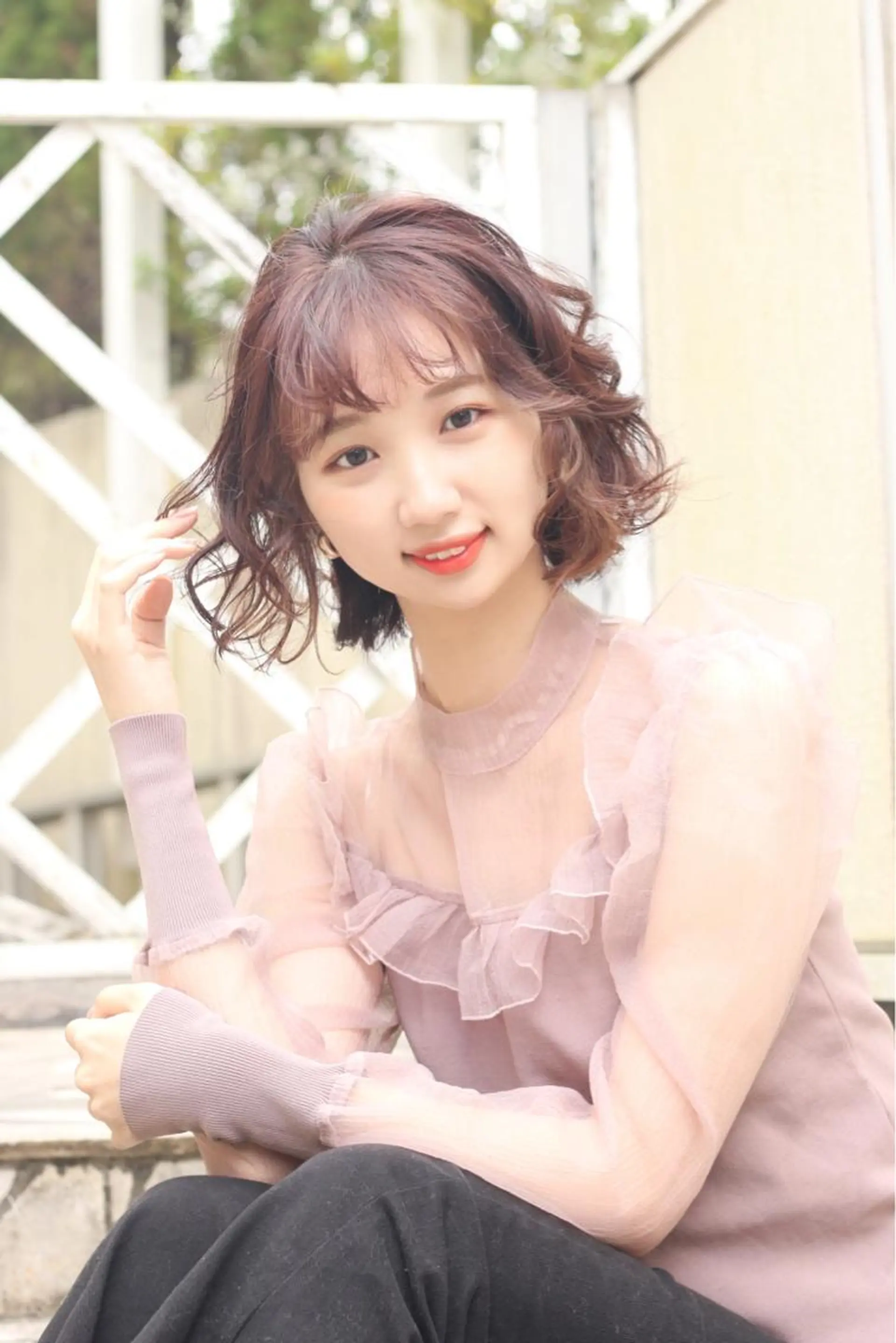 ミディアム カラー カット ヘアカラー ヘアセット ✂️似合わせの魔術師 石田一樹✂️のヘアスタイル