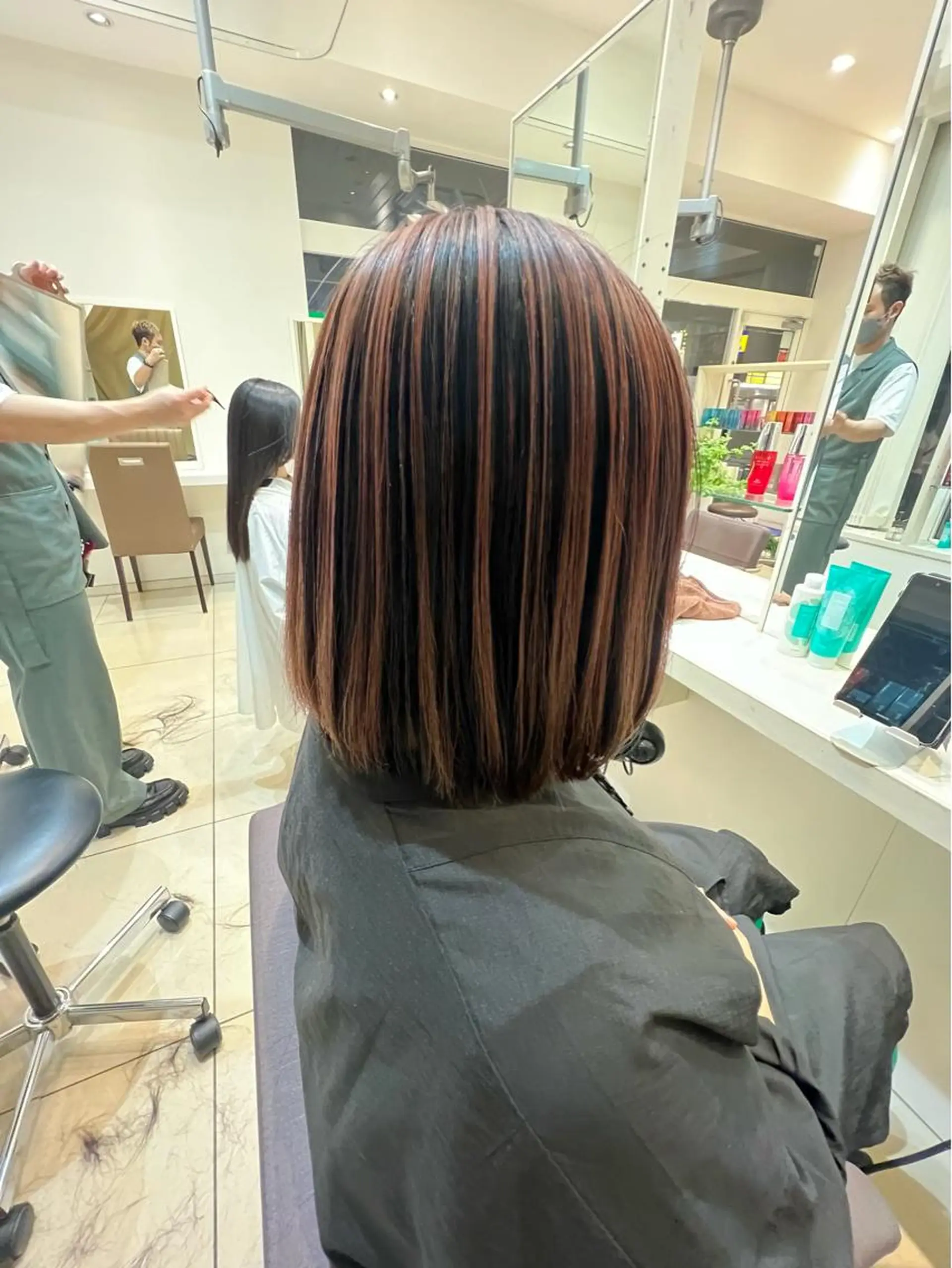 ミディアム カラー はだゆうき @hadadan08のヘアスタイル