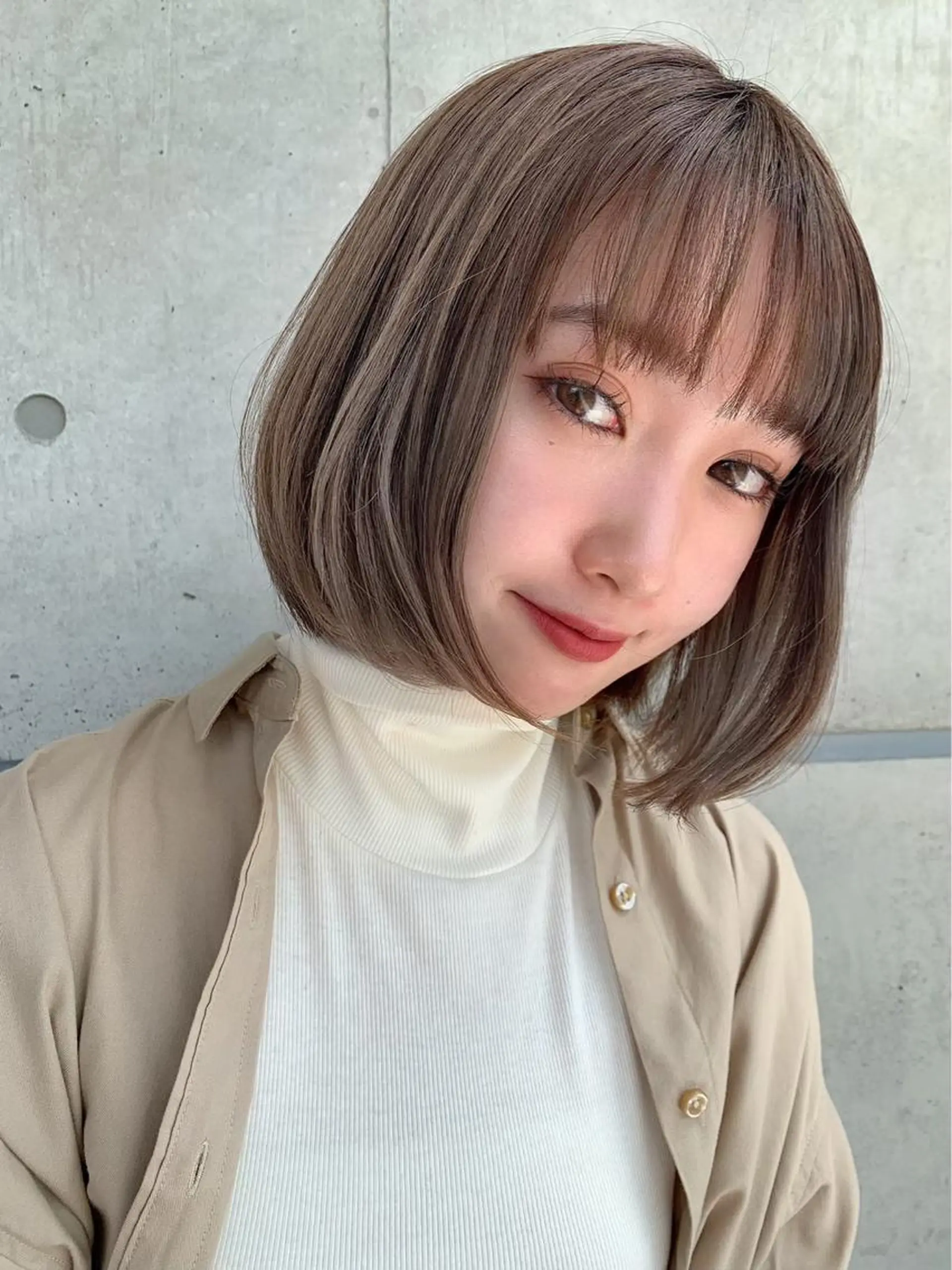 ショート カラー 🟦ニュアンス/メン ズパーマ横浜🟦のヘアスタイル