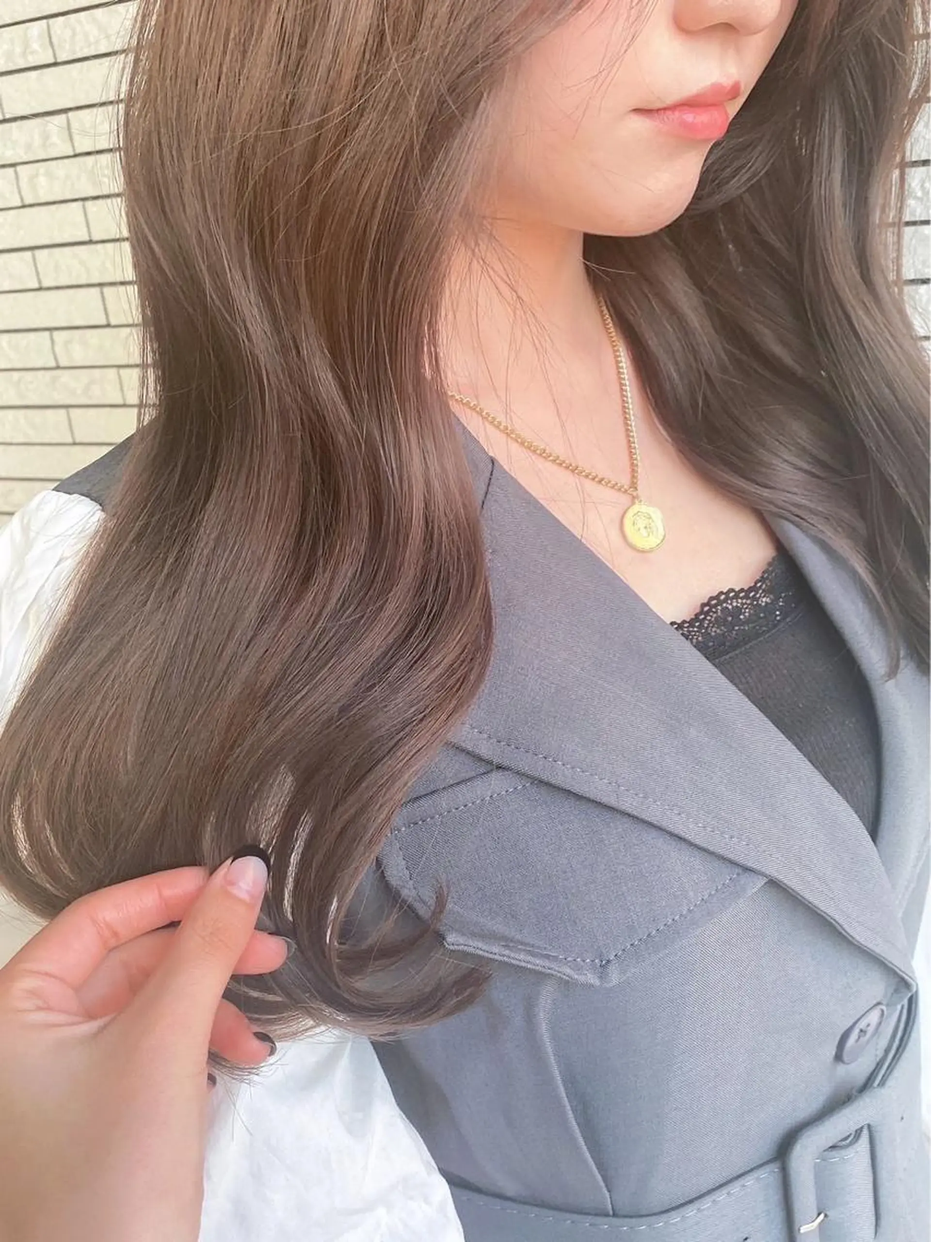 ロング RURI韓国ボブ 🇰🇷タッセルボブのヘアスタイル