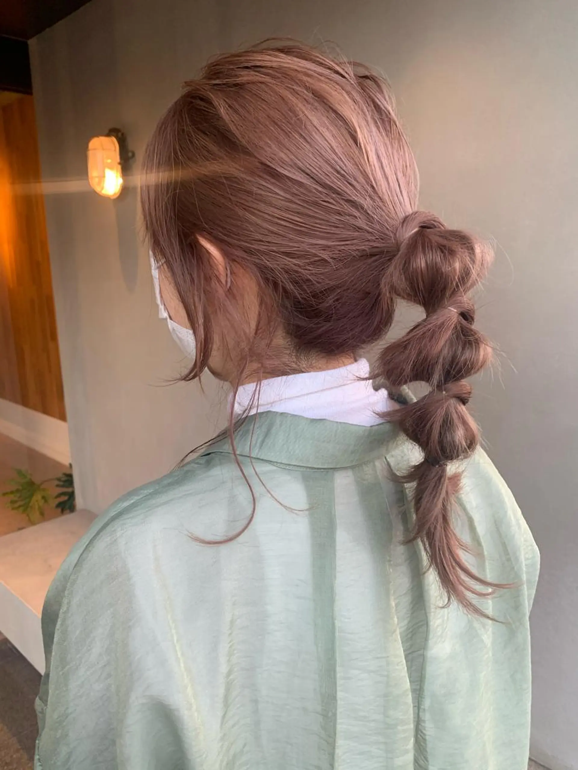 ミディアム ブリーチ/アレンジ 天満/chihiroのヘアスタイル