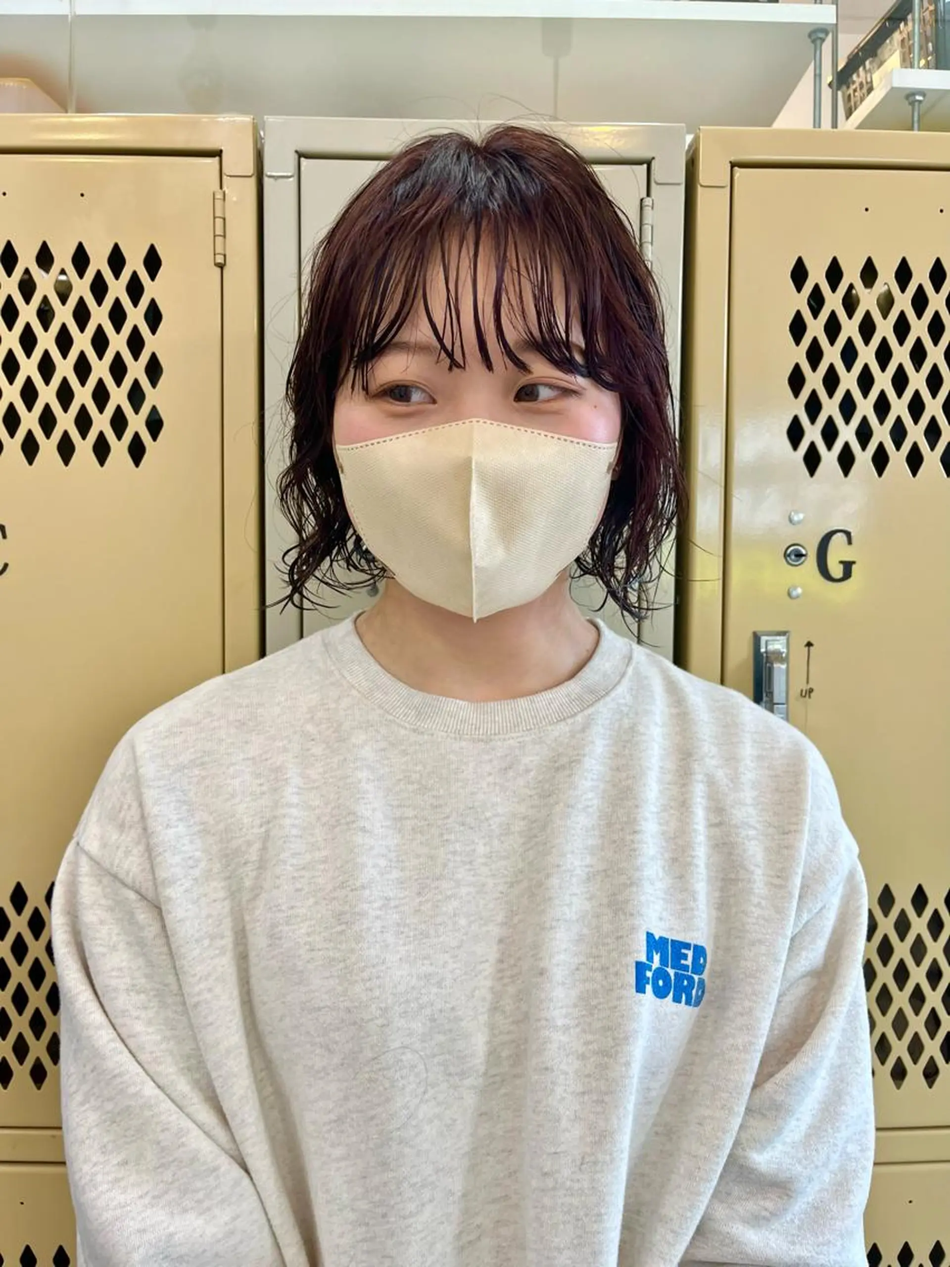 ショート カラー パーマ カット パーマ トリートメント 🌼sunc HINAMI🌼のヘアスタイル