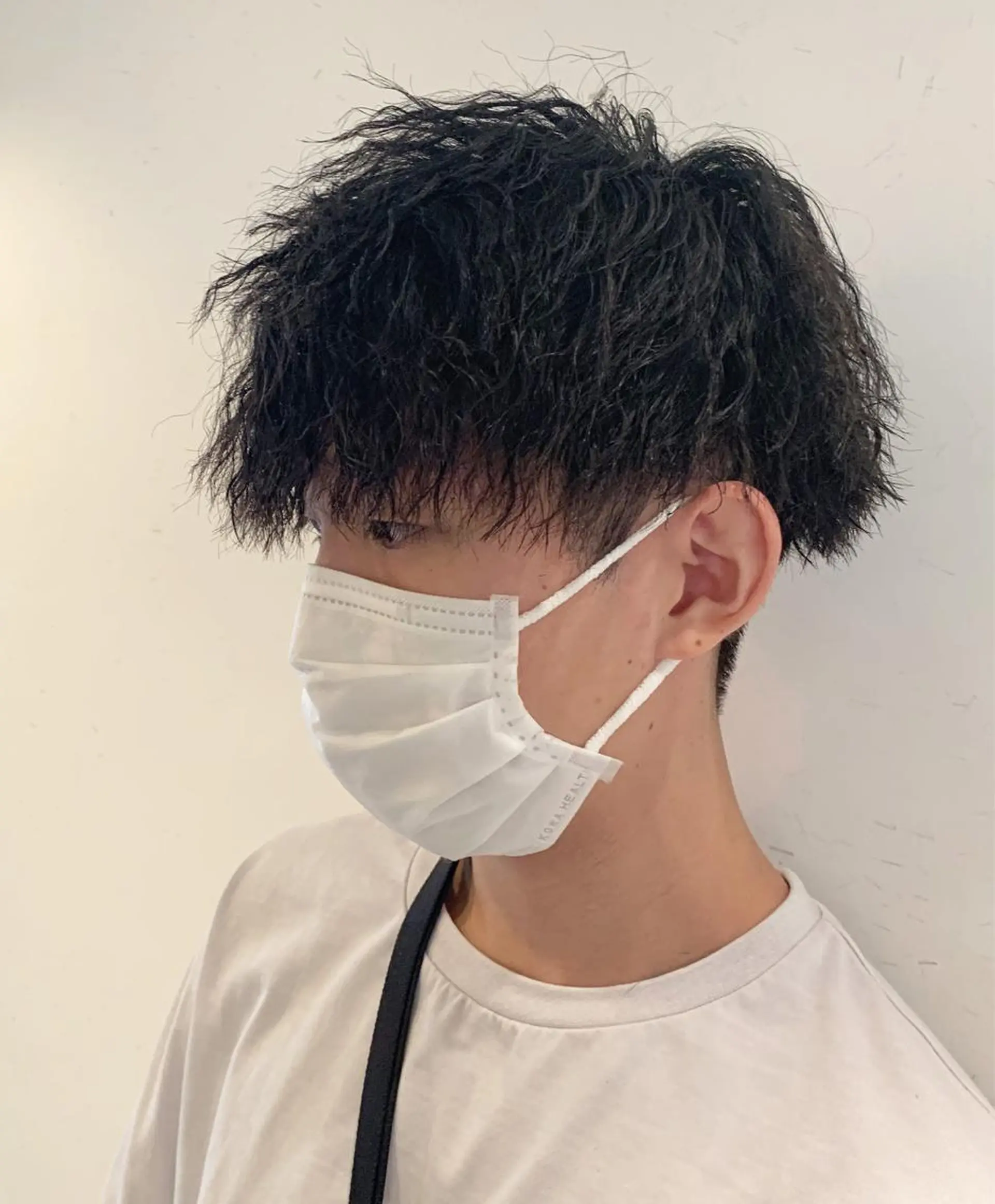 ショート パーマ メンズ メンズパーマ メンズツイストパーマ スパイラルパーマ ツイストパーマ TELA HAIR   岩槻所属・TELA HAIR 岩槻　高梨のヘアスタイル