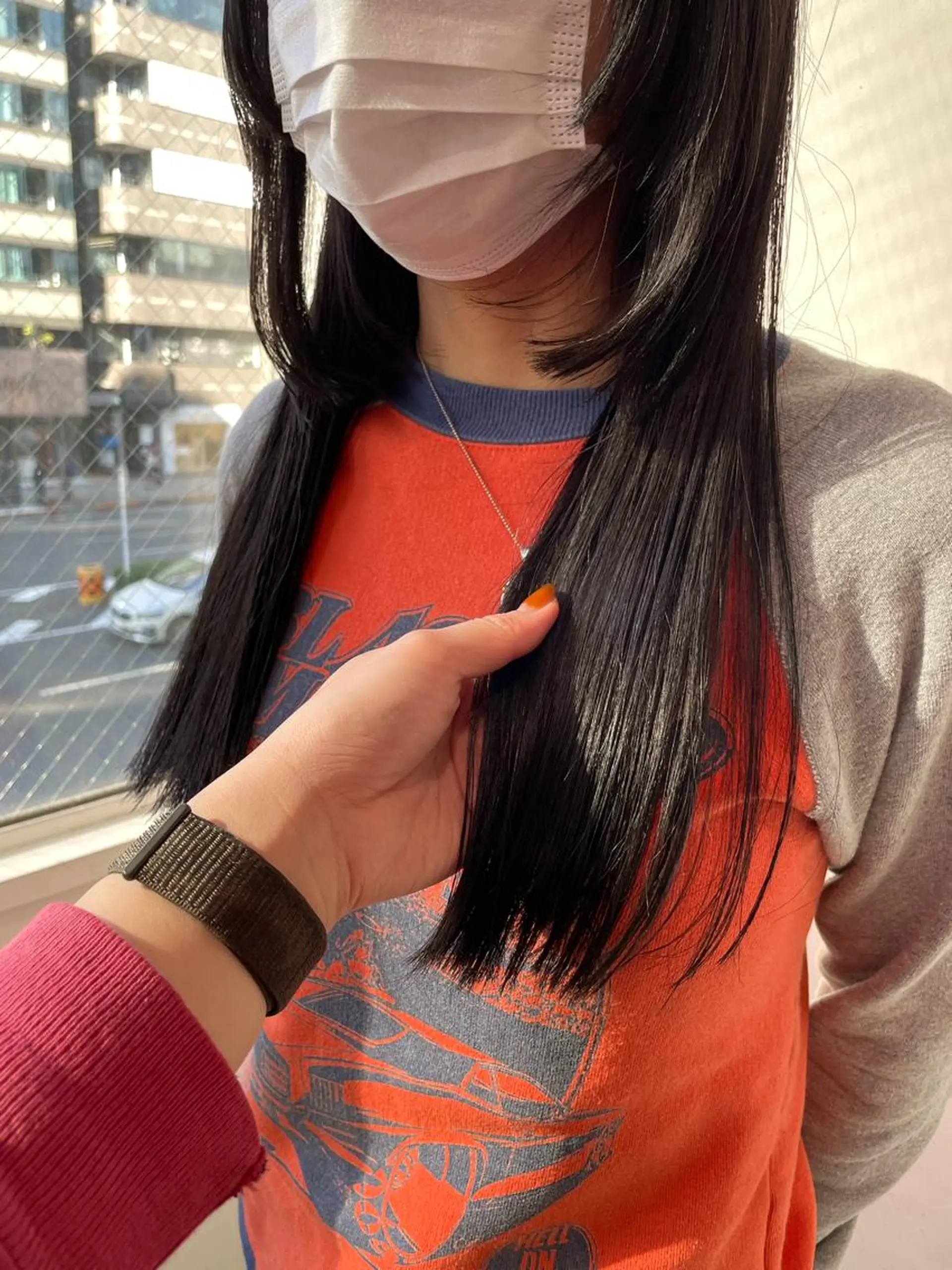 ロング カラー 愛結 暖色カラー🎀🩰のヘアスタイル