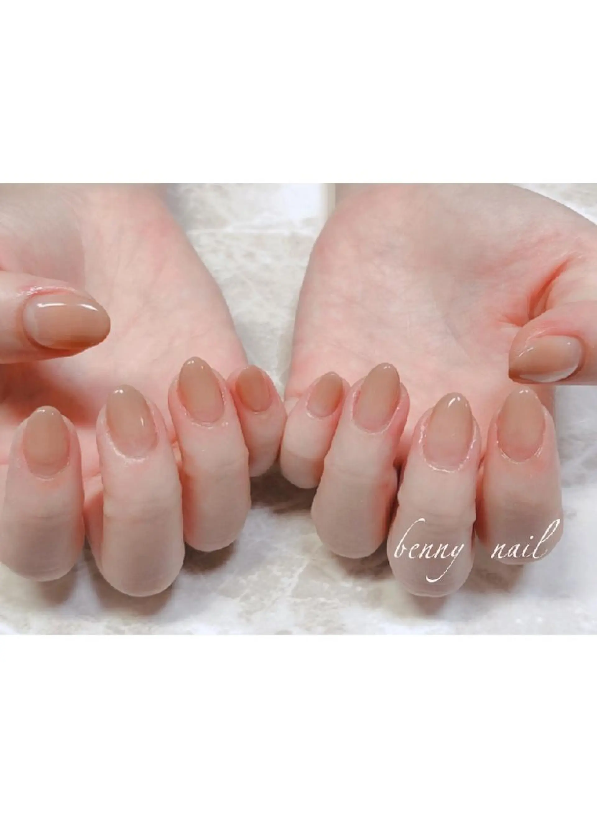 ネイル グラデーション シンプルネイル 最終受付23時半 benny nailのネイルデザイン