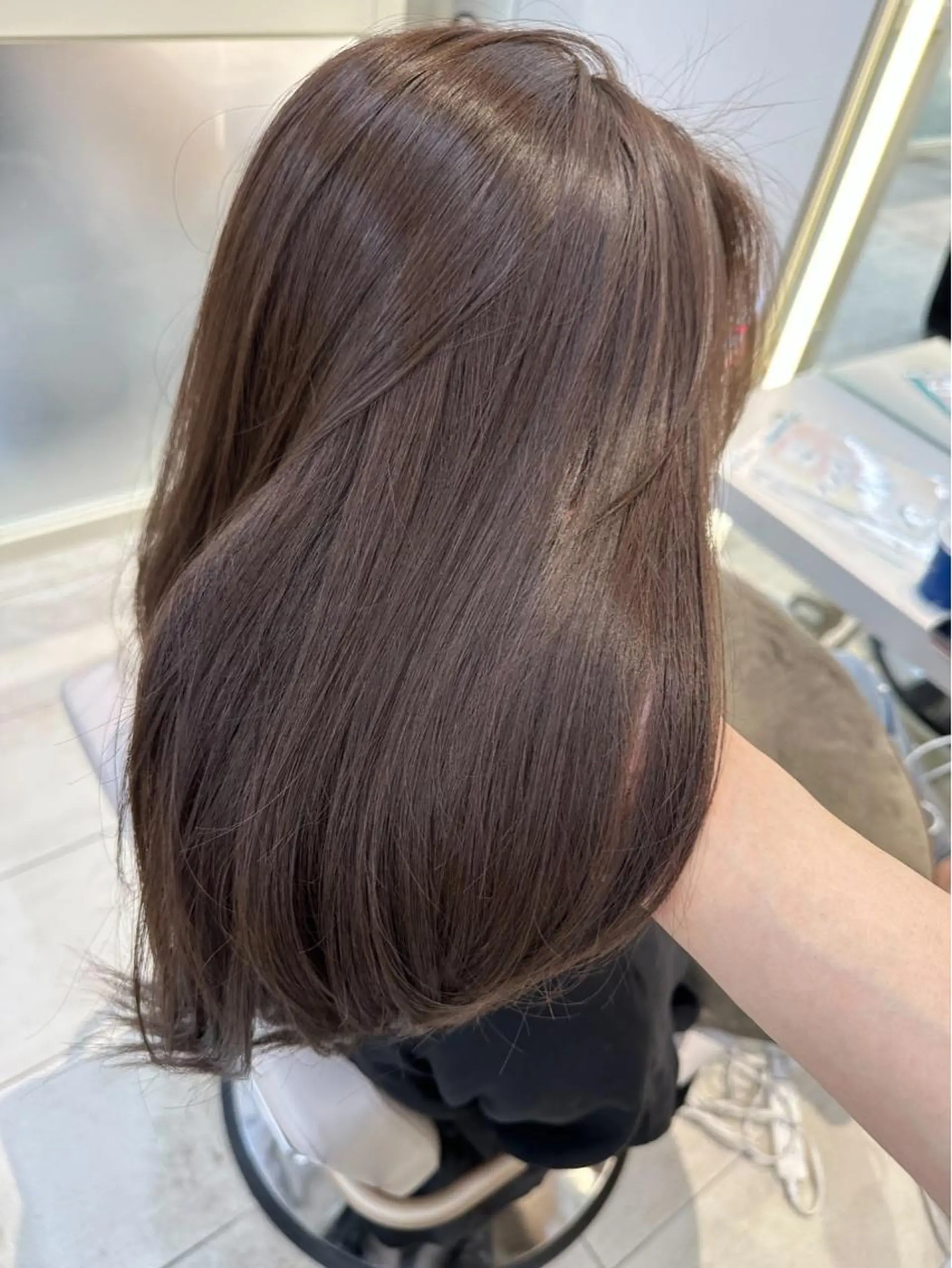 ロング oto🎀×美髪× シースルー前髪🤍のヘアスタイル