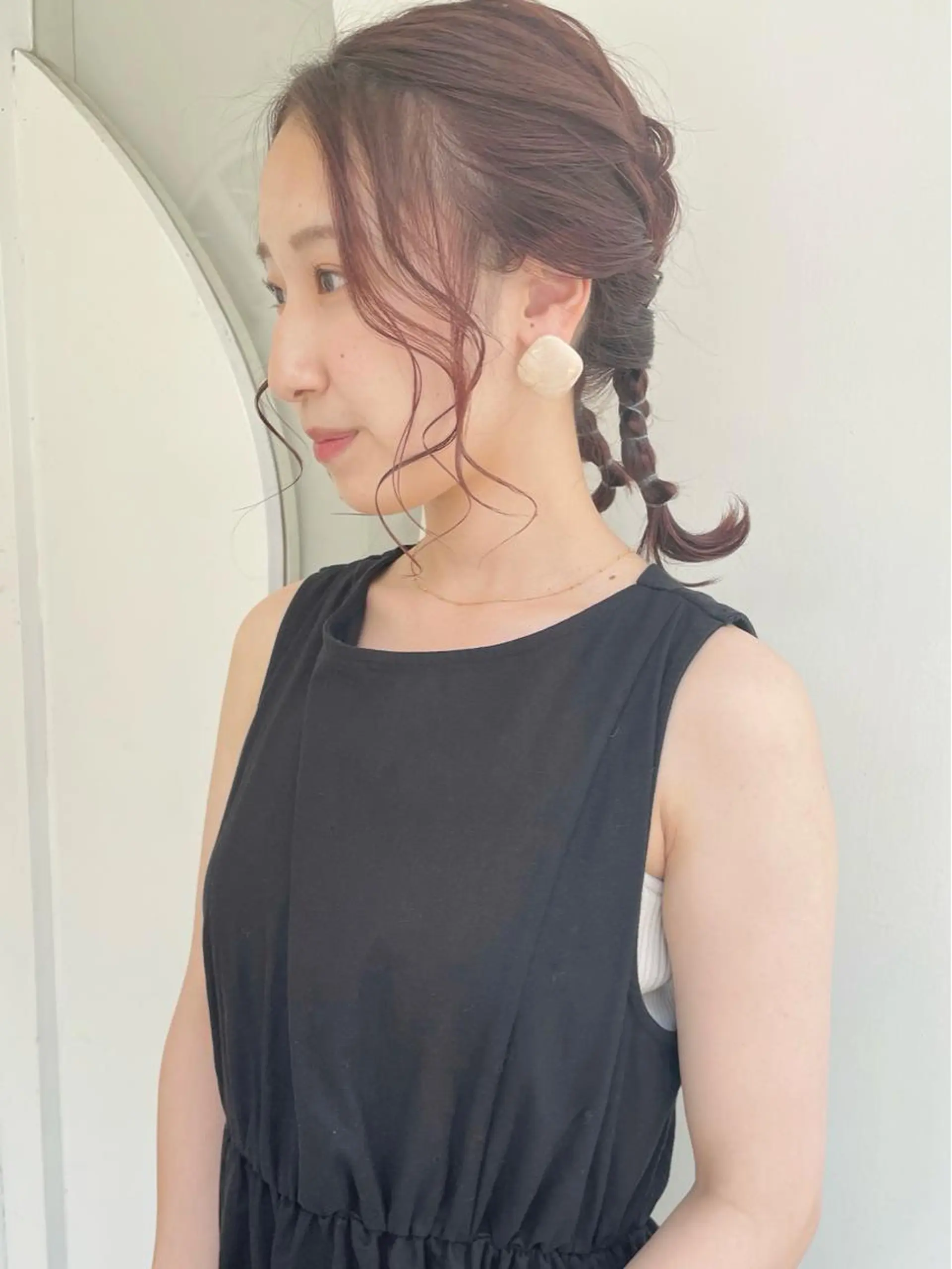 ミディアム ヘアカラー トリートメント 【ボブ/個室サロン】 癒し空間mimuraのヘアスタイル