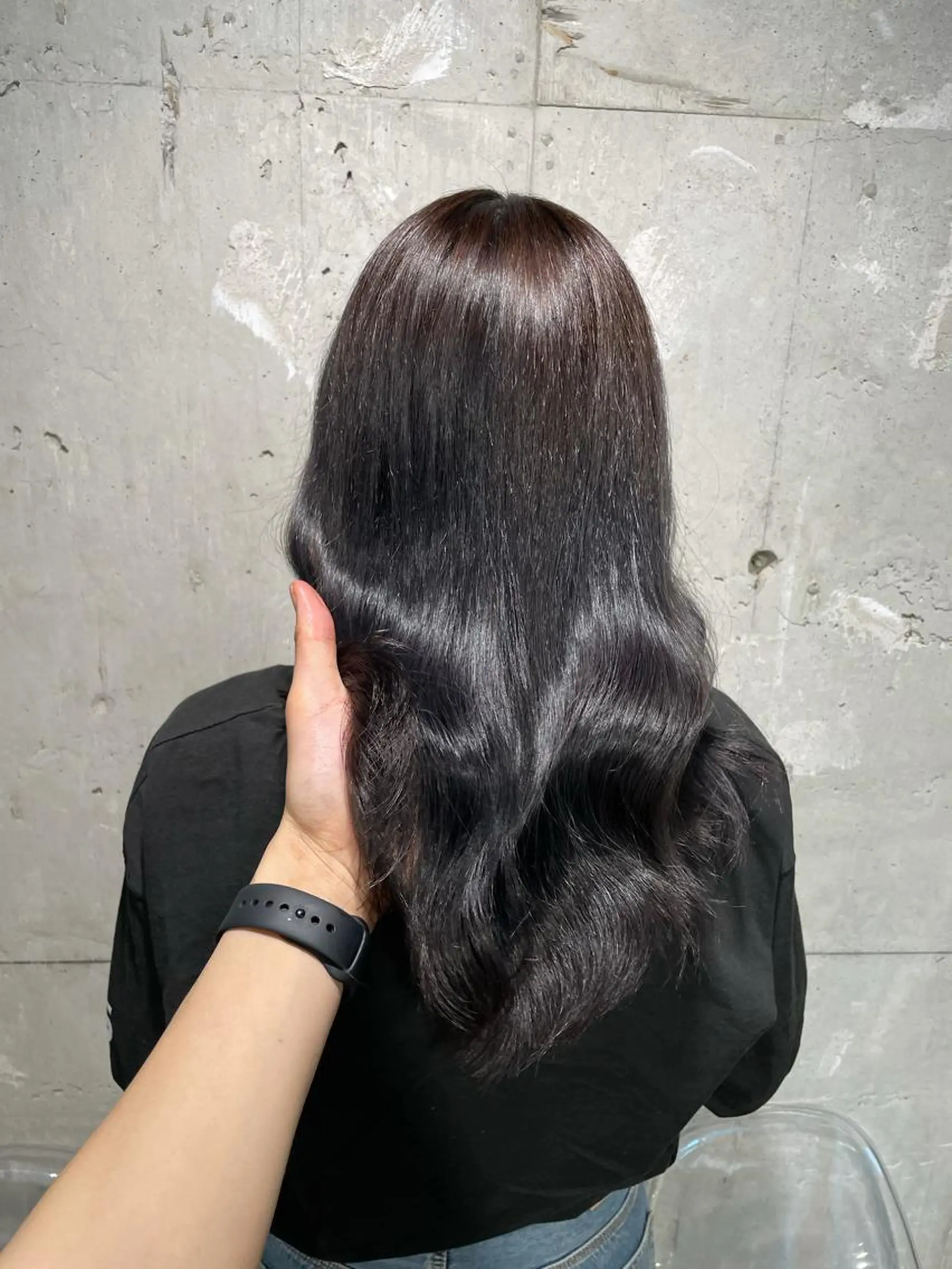 ロング カラー カット ヘアカラー トリートメント ヘッドスパ ヘアセット ベージュカラー💖 やすひろのヘアスタイル