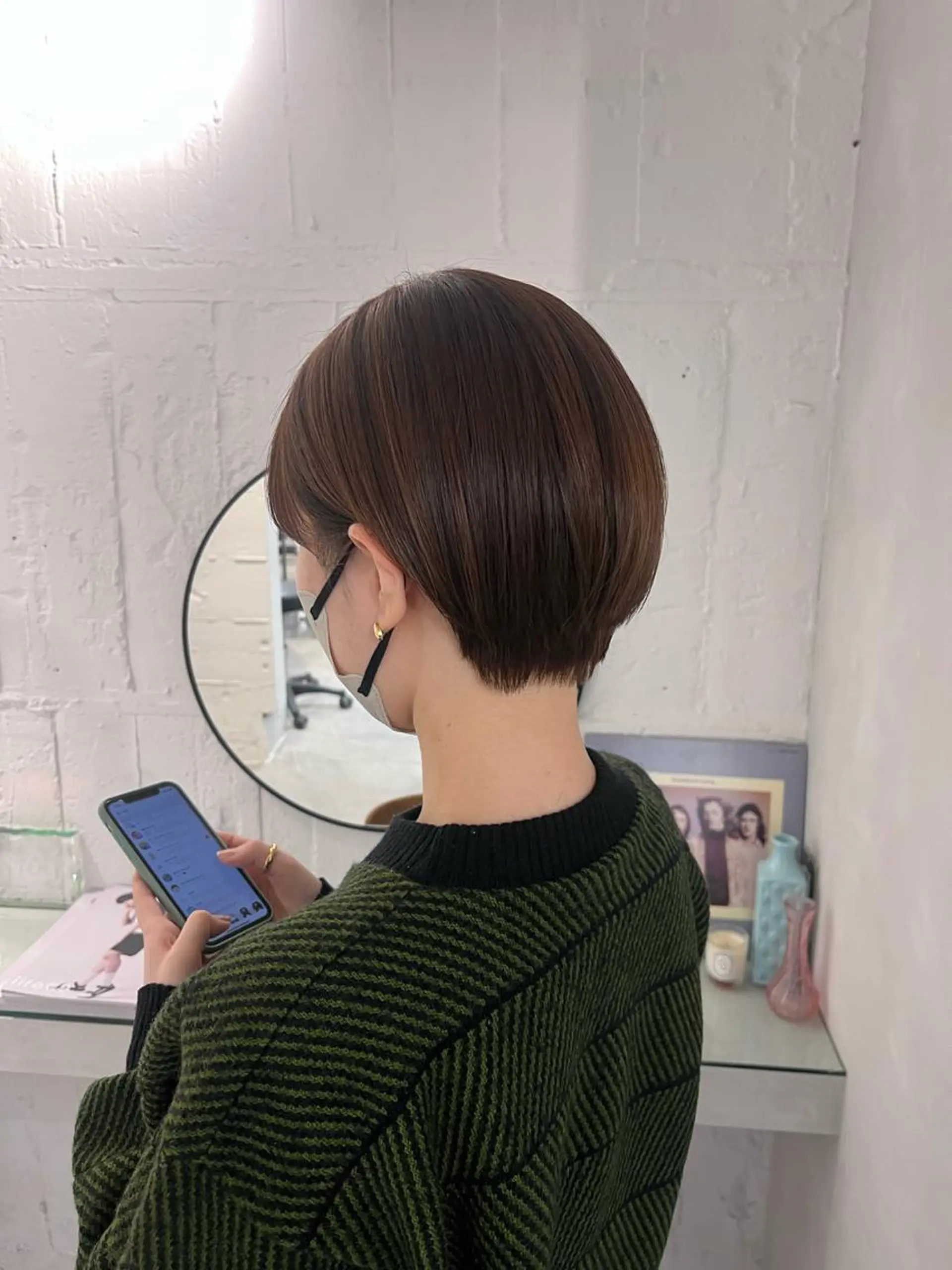 ショート foto所属・𝐁𝐋𝐔𝐄𝐓 /カット特化/新宿のヘアスタイル