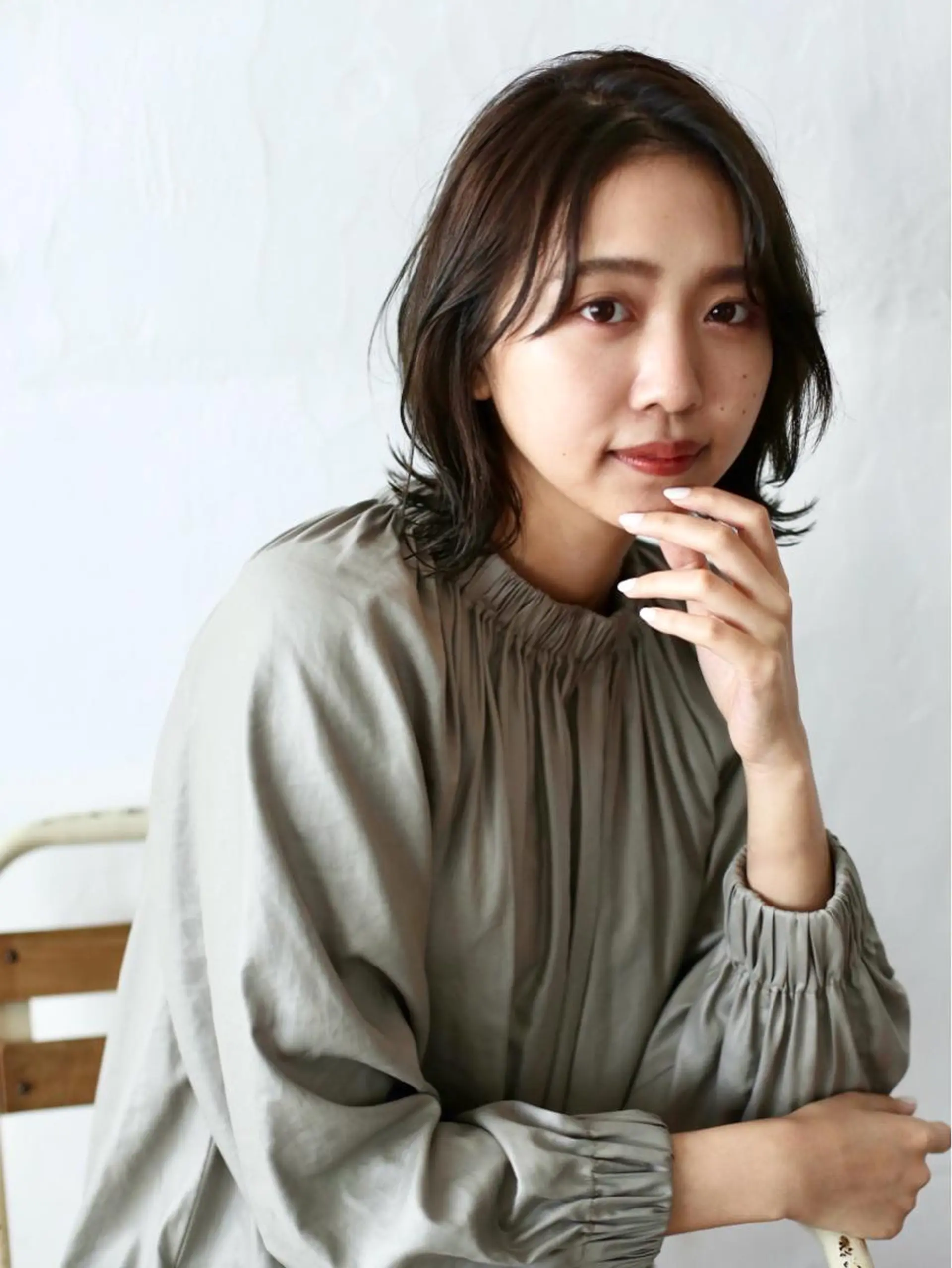 ミディアム カラー ヘアアレンジ g  hair design所属・土屋 紗也果のヘアスタイル