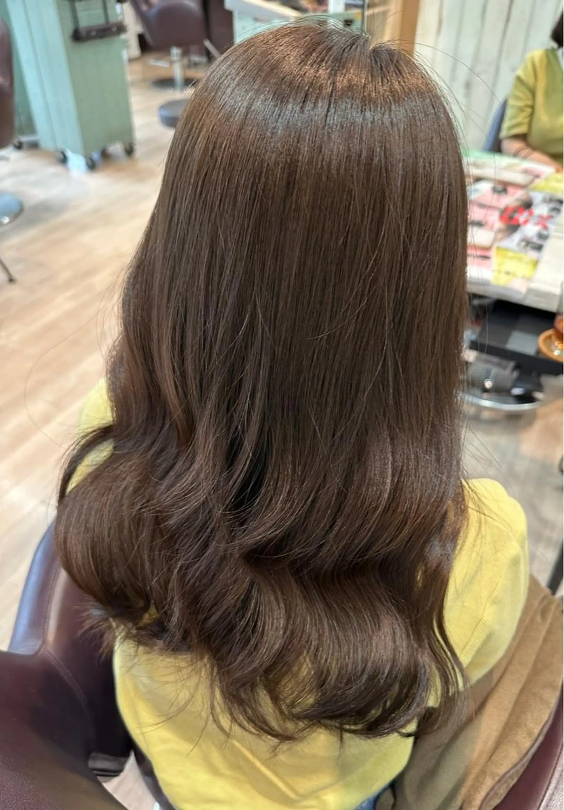 セミロング ツヤ髪質改善 💜れいな💜のヘアスタイル