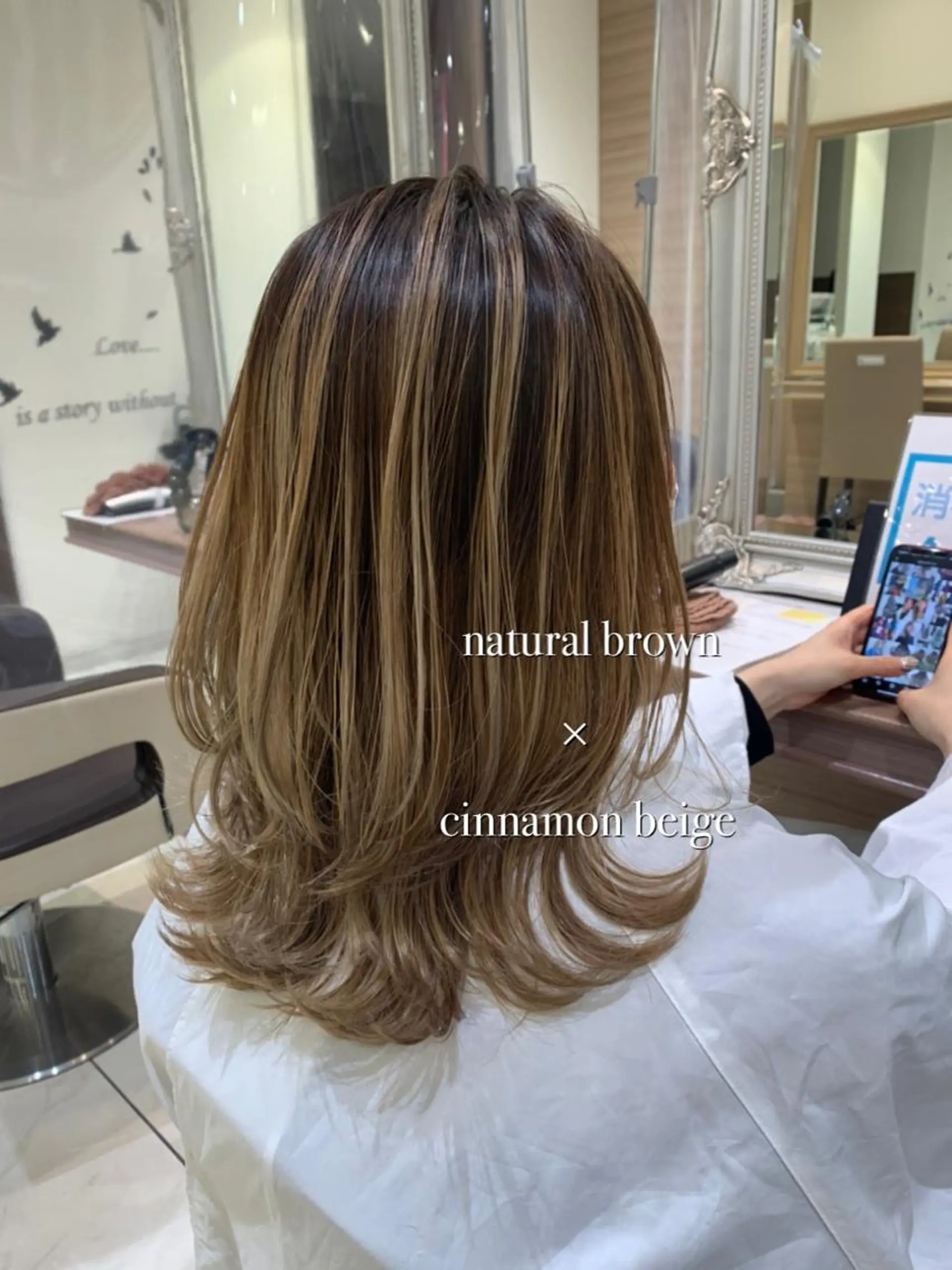 セミロング カラー はだゆうき @hadadan08のヘアスタイル