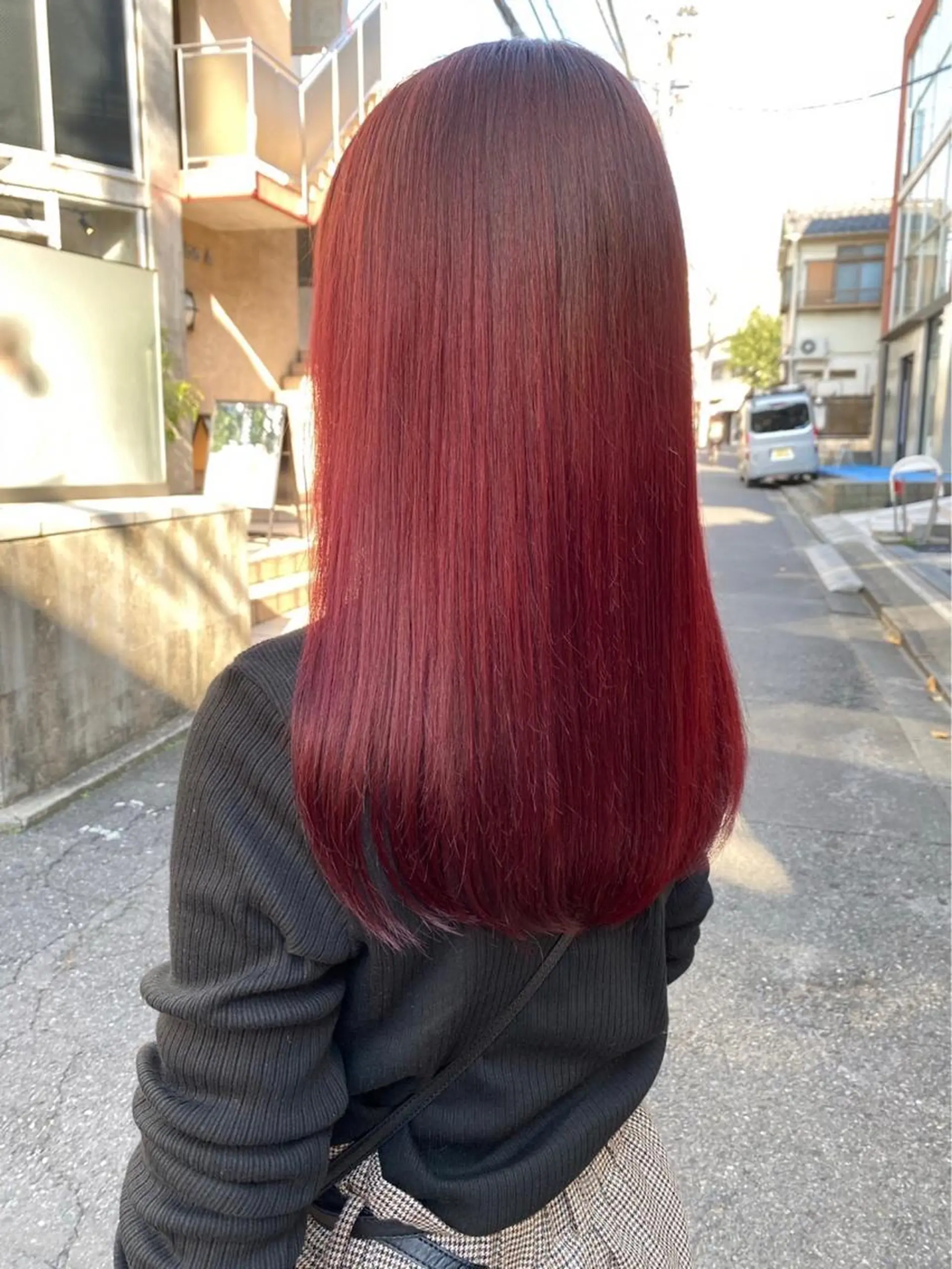 ロング カラー SALOWIN所属・ブリーチ 縮毛矯正/ 艶髪/COCONAのヘアスタイル