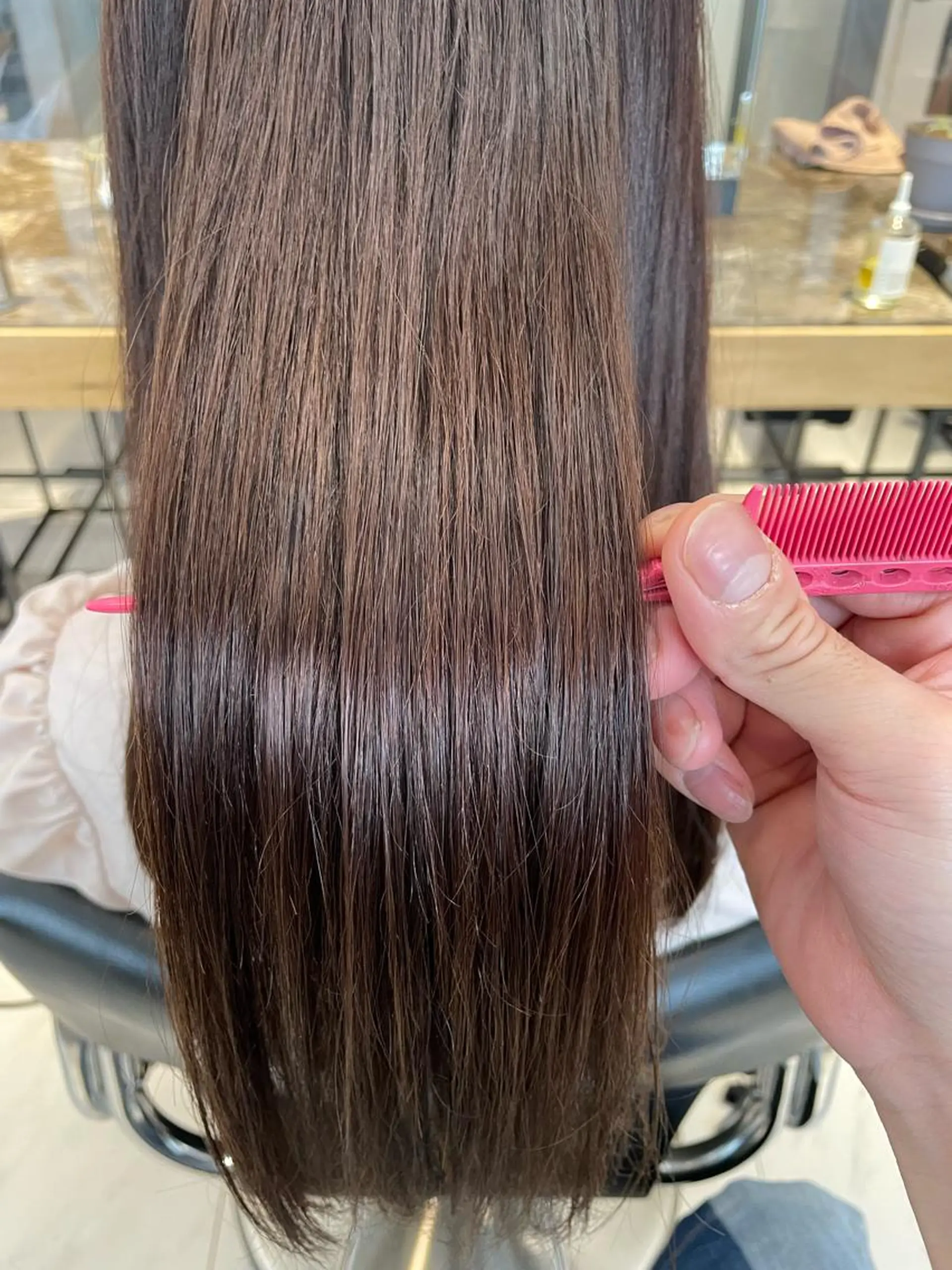 ロング カット 縮毛矯正 トリートメント 🦕小林 大地🦕のヘアスタイル