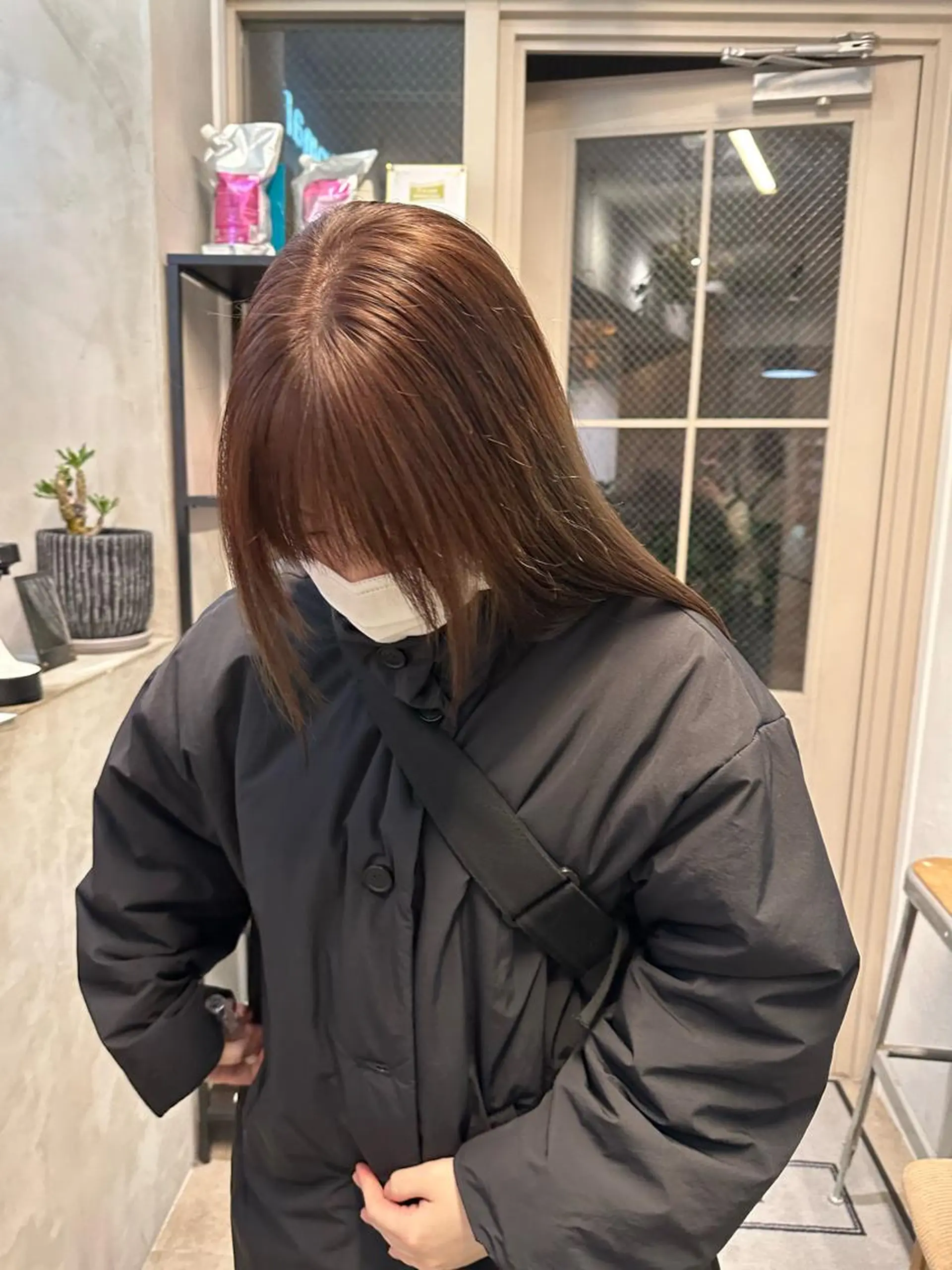 ロング カラー ヘアカラー トリートメント REINA☁️透明感 カラー/ぷつっと♡のヘアスタイル