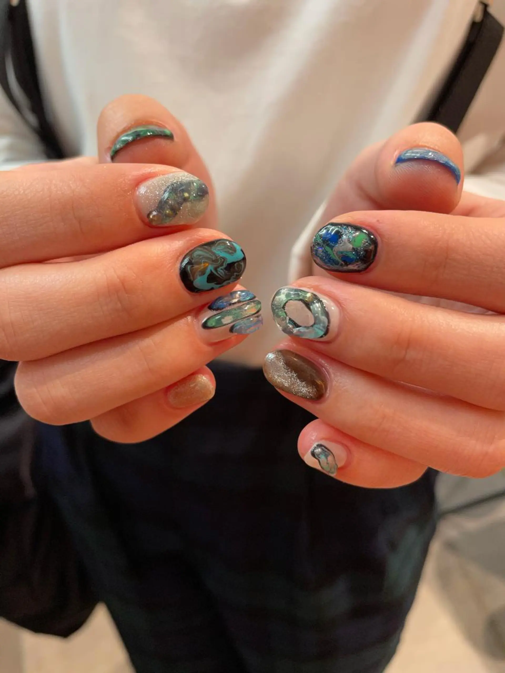 ネイル ハンドネイル ナチュラル透明感🌱 小山美樹子のヘアスタイル