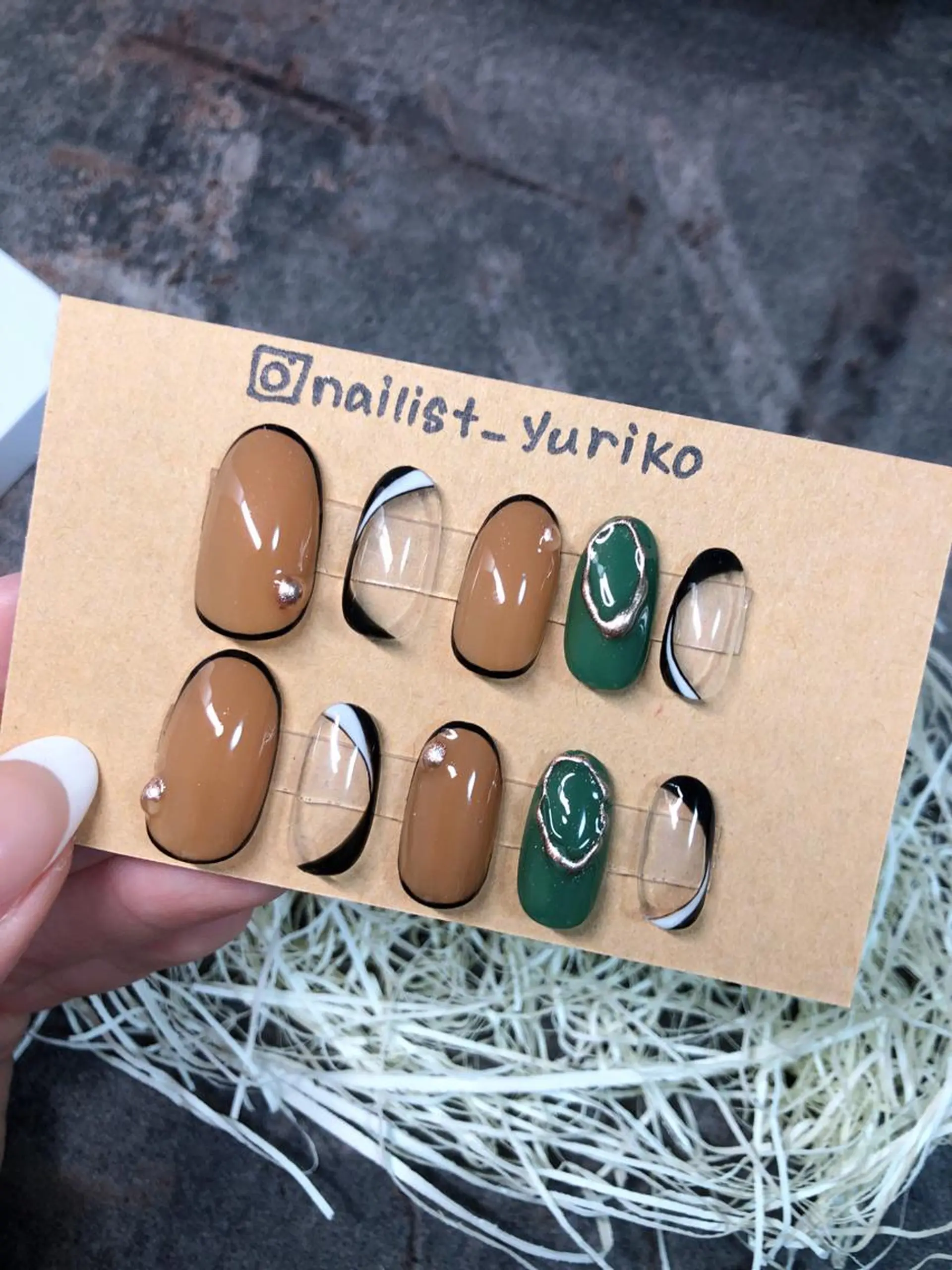 ネイル ハンドネイル 宮本 百合子のネイルデザイン