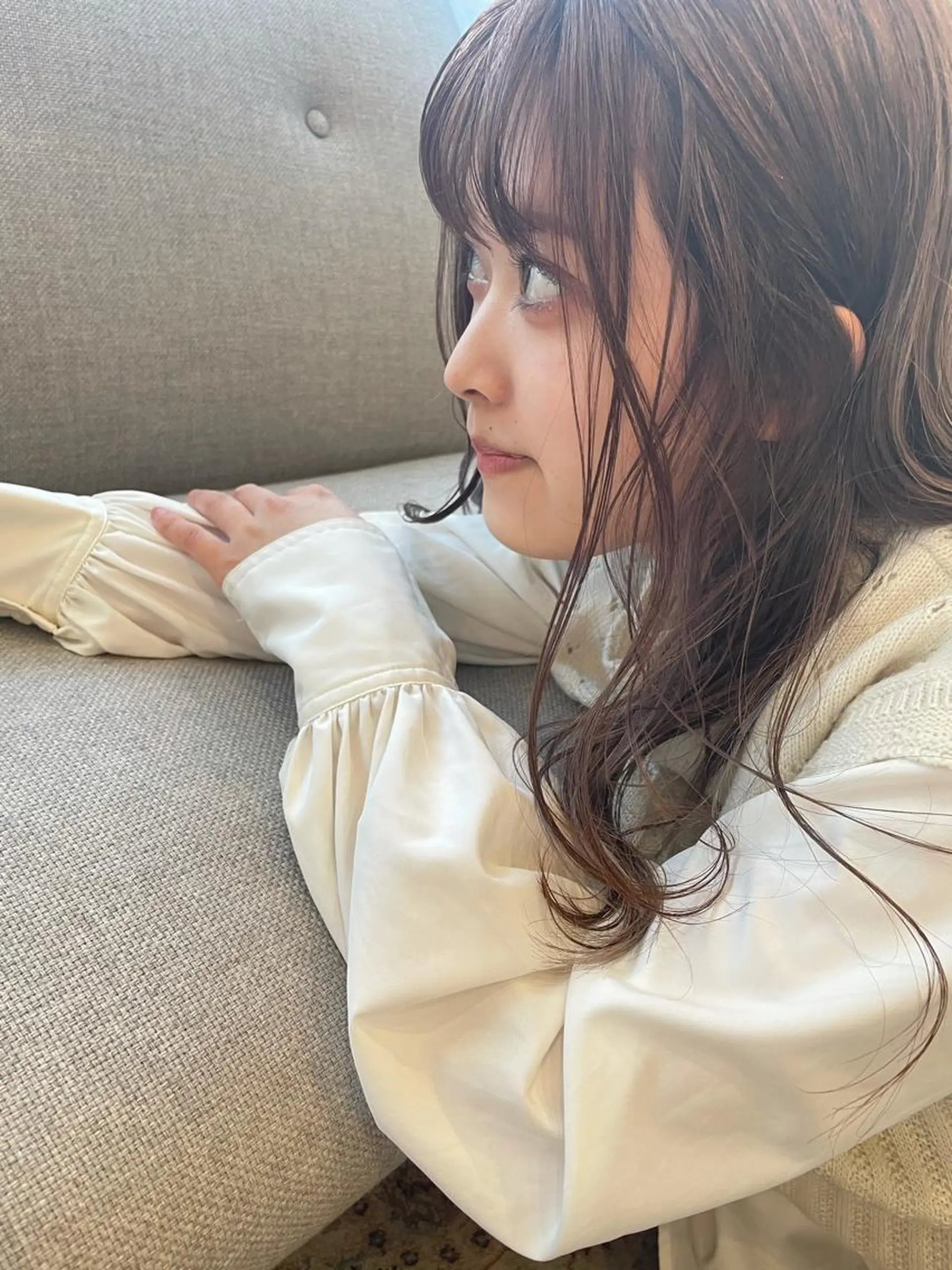 セミロング カラー ヘアアレンジ ヘアカラー トリートメント ヘアセット shipre (シプレ)所属・✿ 𝚜𝚊𝚔𝚒 ✿のヘアスタイル