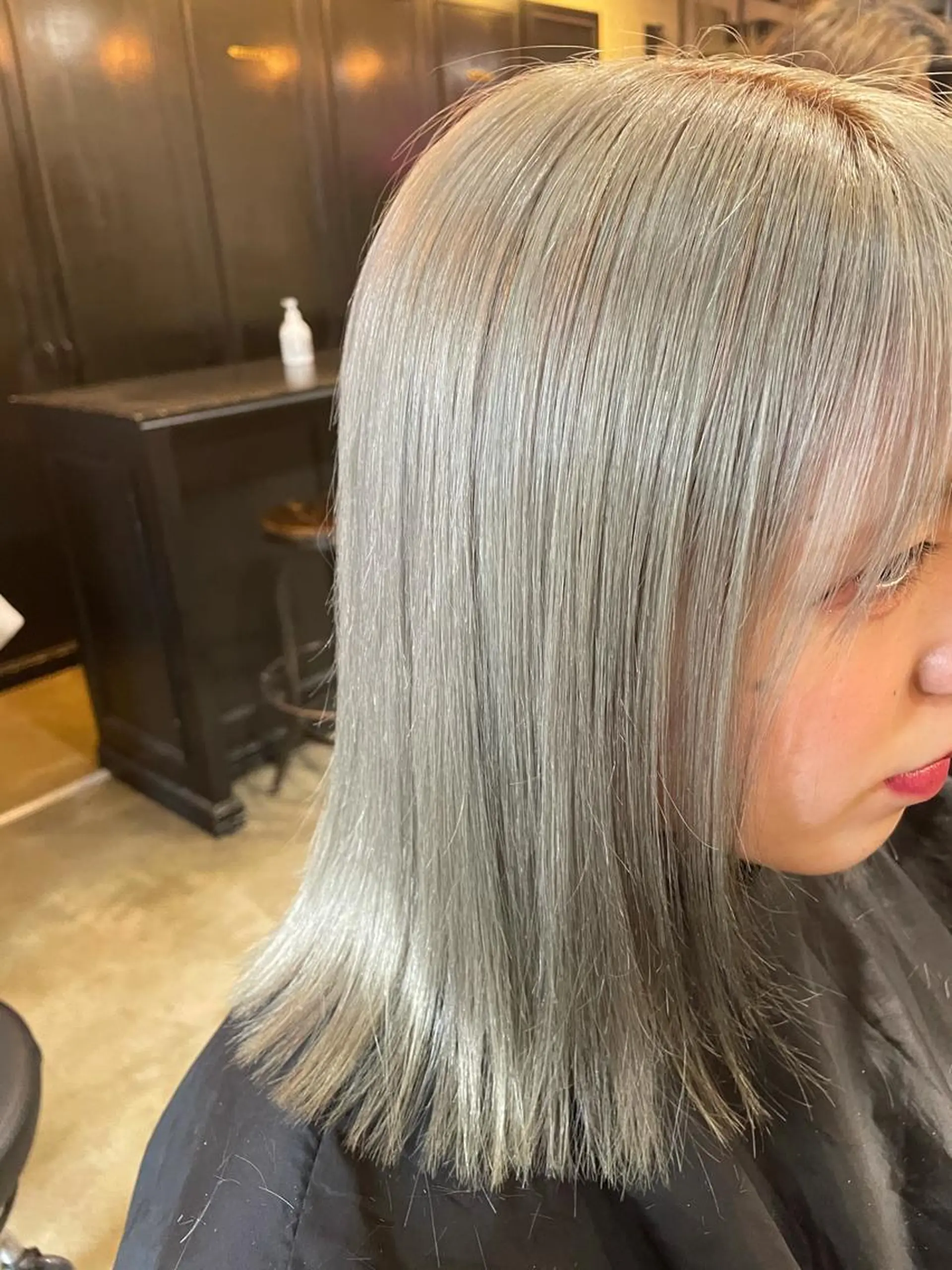 ミディアム カラー カット ヘアカラー トリートメント YEAU　PLUS所属・極上の艶髪 RINAのヘアスタイル