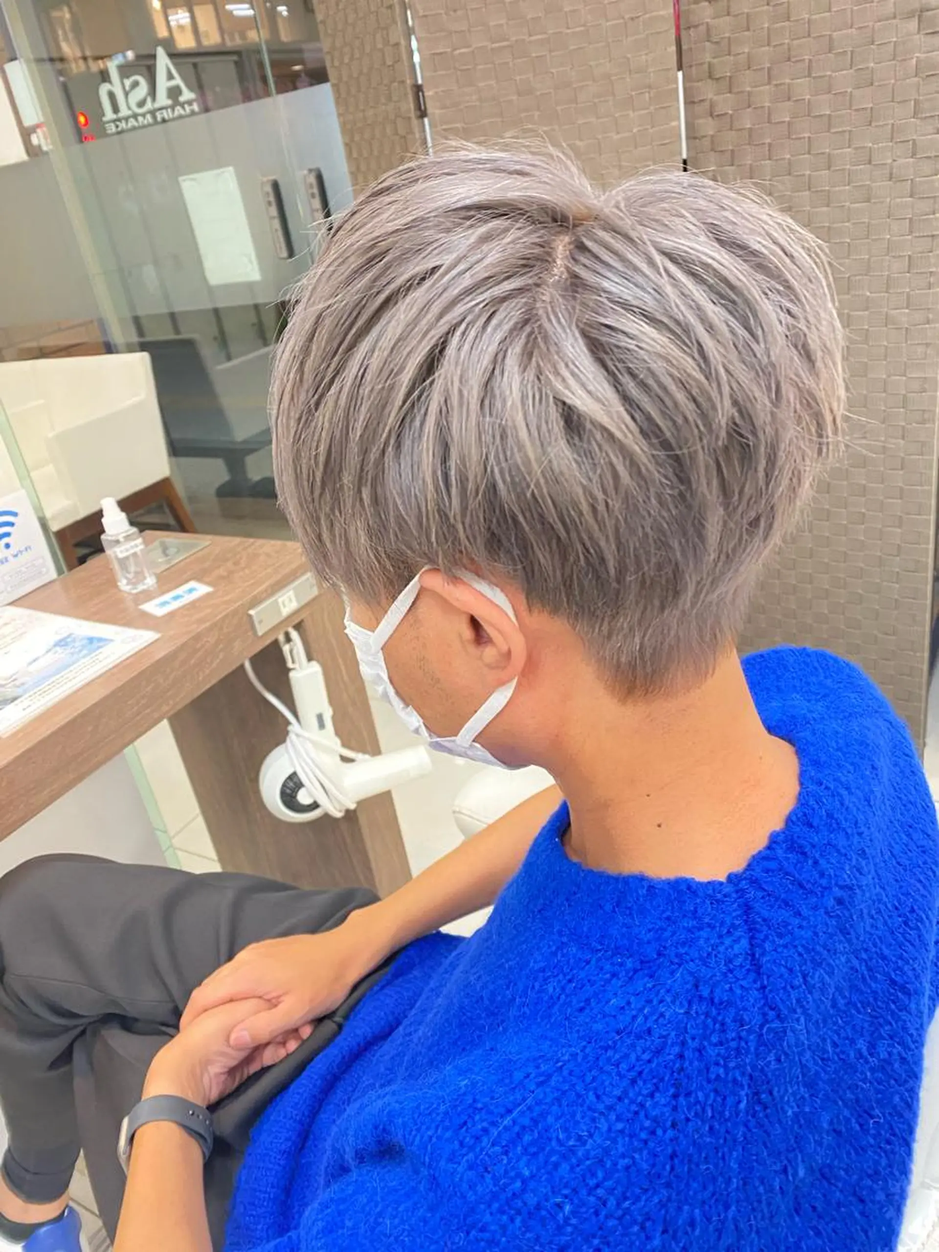 ショート カット ヘアカラー トリートメント 髪質改善カラー/店長 宮内秀峰のヘアスタイル