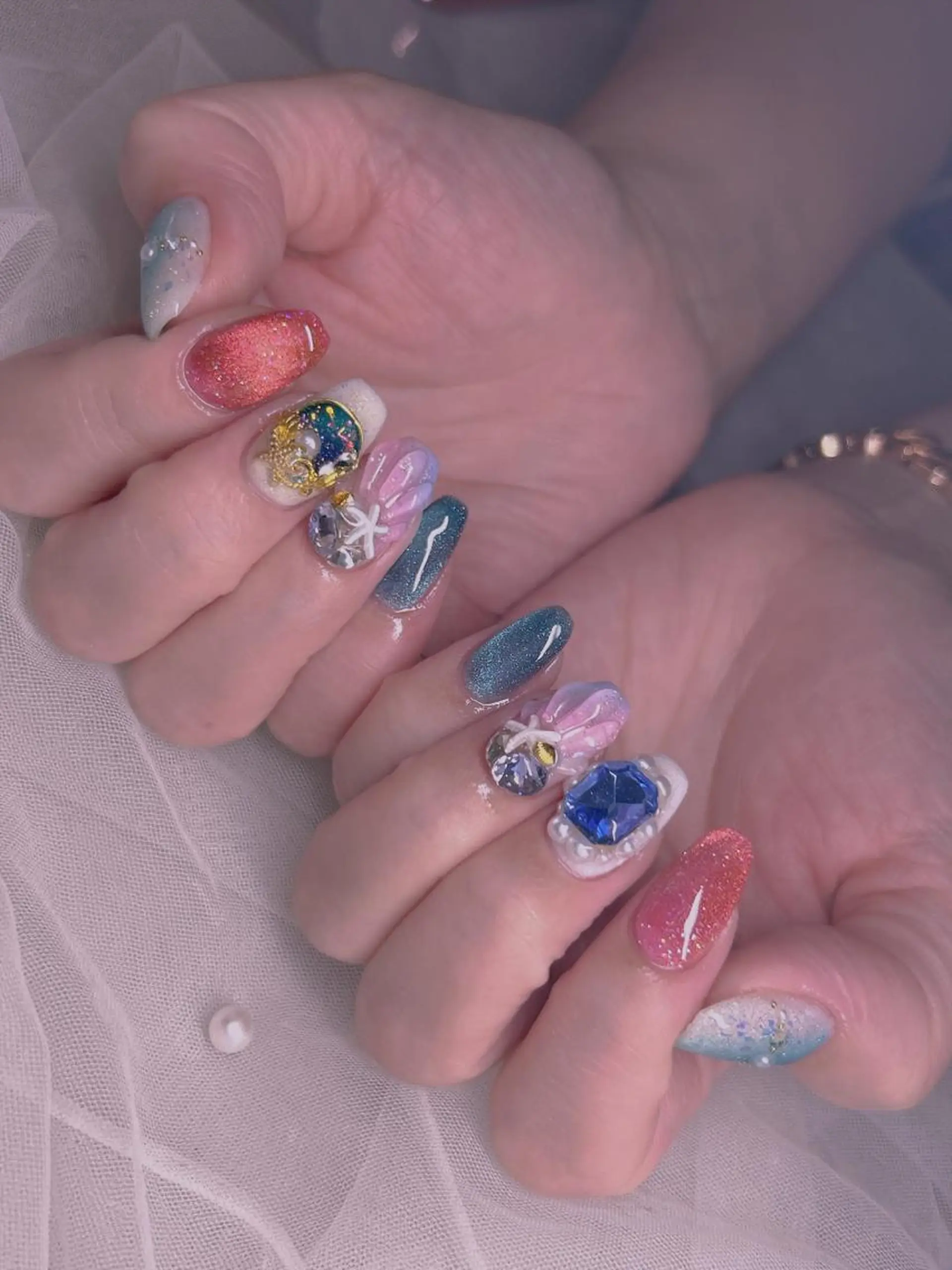 ネイル 長さだし専門店 M2　rikaのネイルデザイン