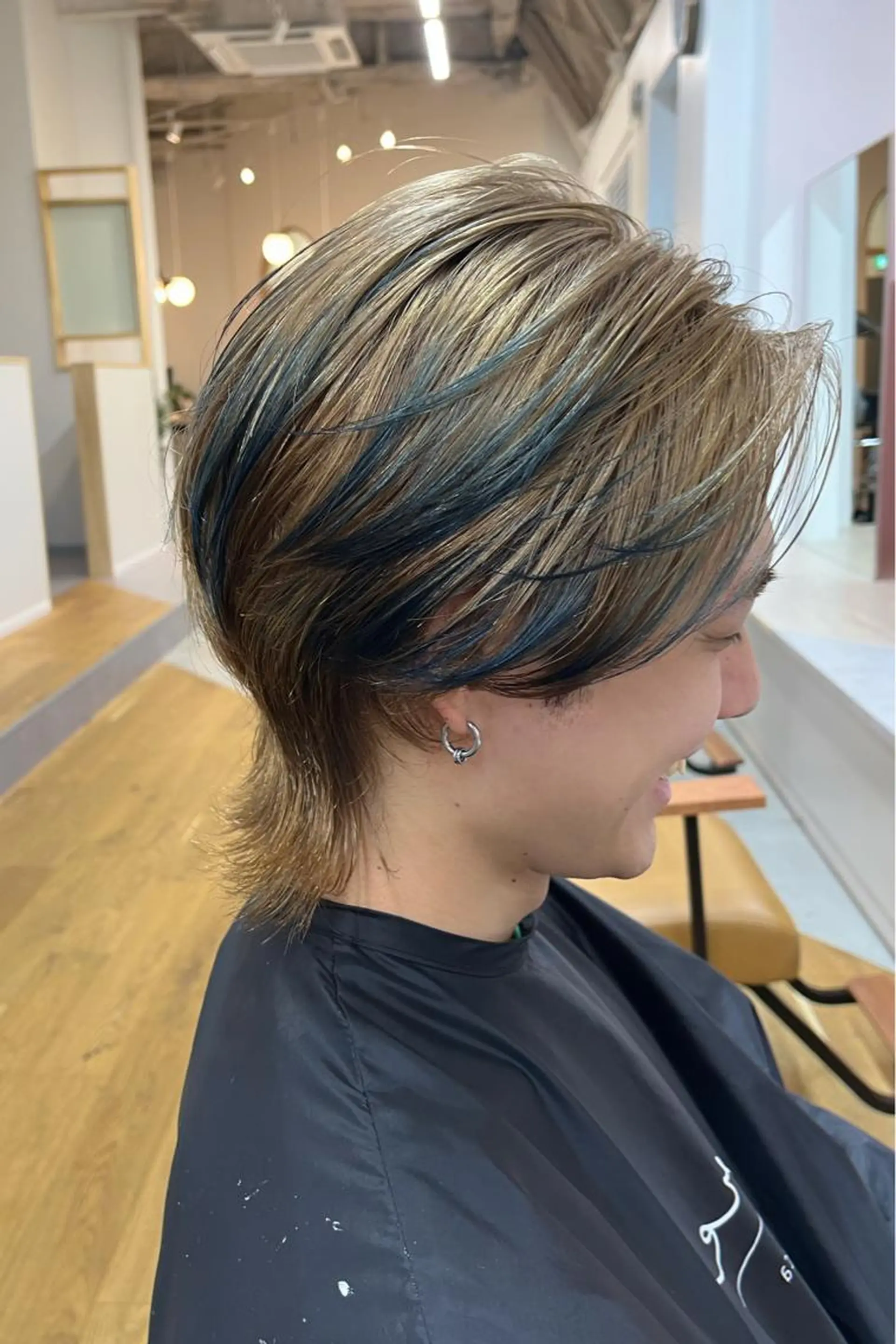 メンズ marino/ カラー/顔周りカットのヘアスタイル