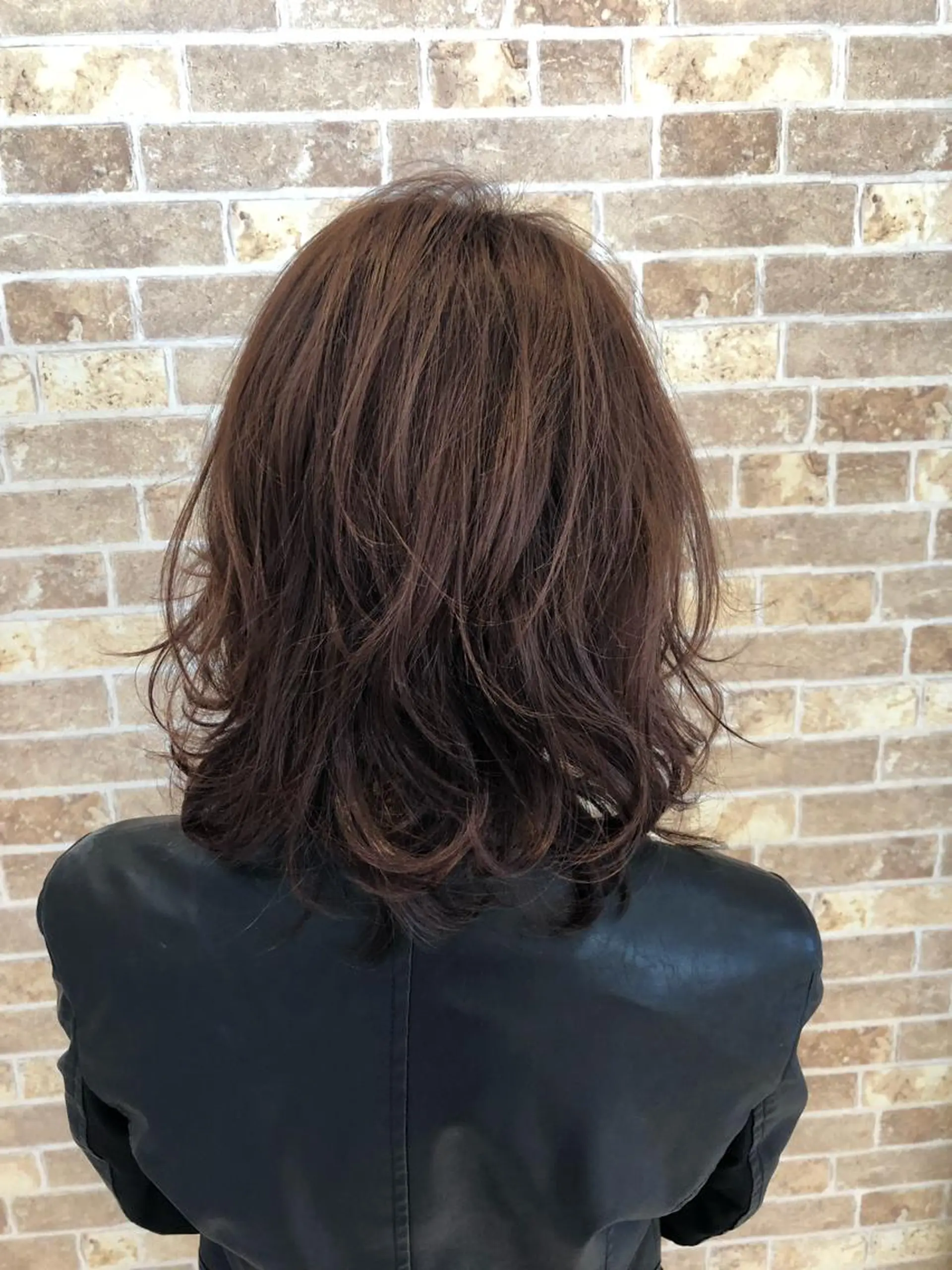 ミディアム 福元 保雄のヘアスタイル