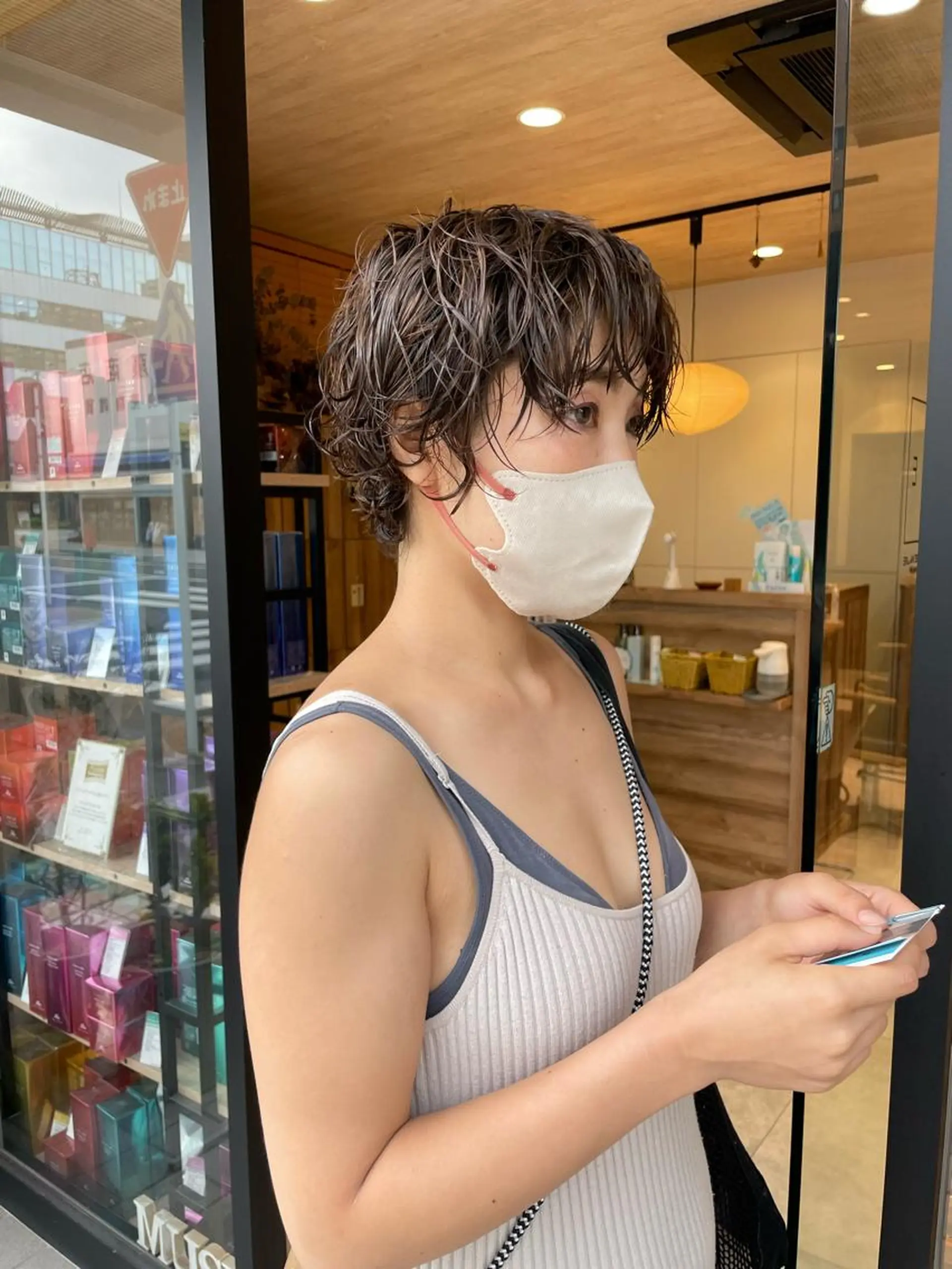 ショート パーマ ショートヘア カット パーマ パーマ指名No1 /namiのヘアスタイル