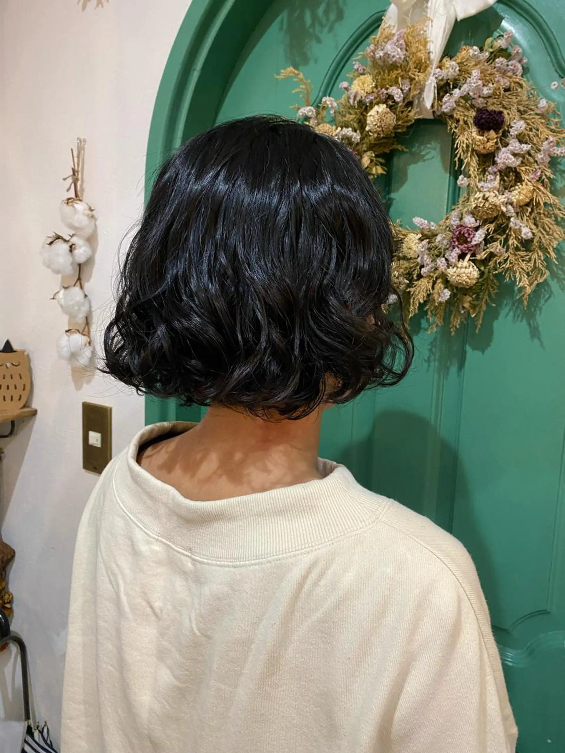 ショート パーマ カット パーマ 佐藤 美咲のヘアスタイル
