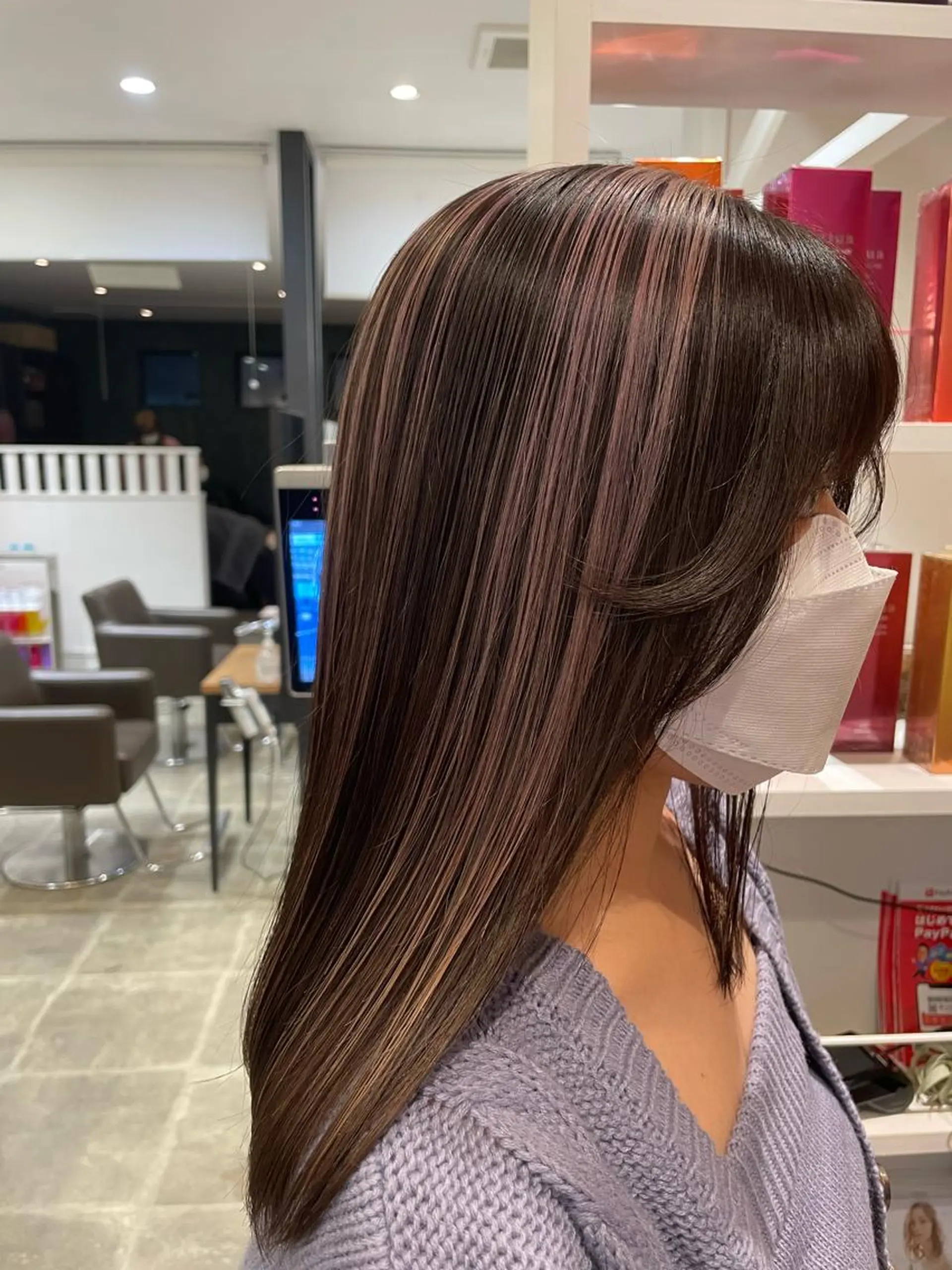 カラー 井上 舞のヘアスタイル