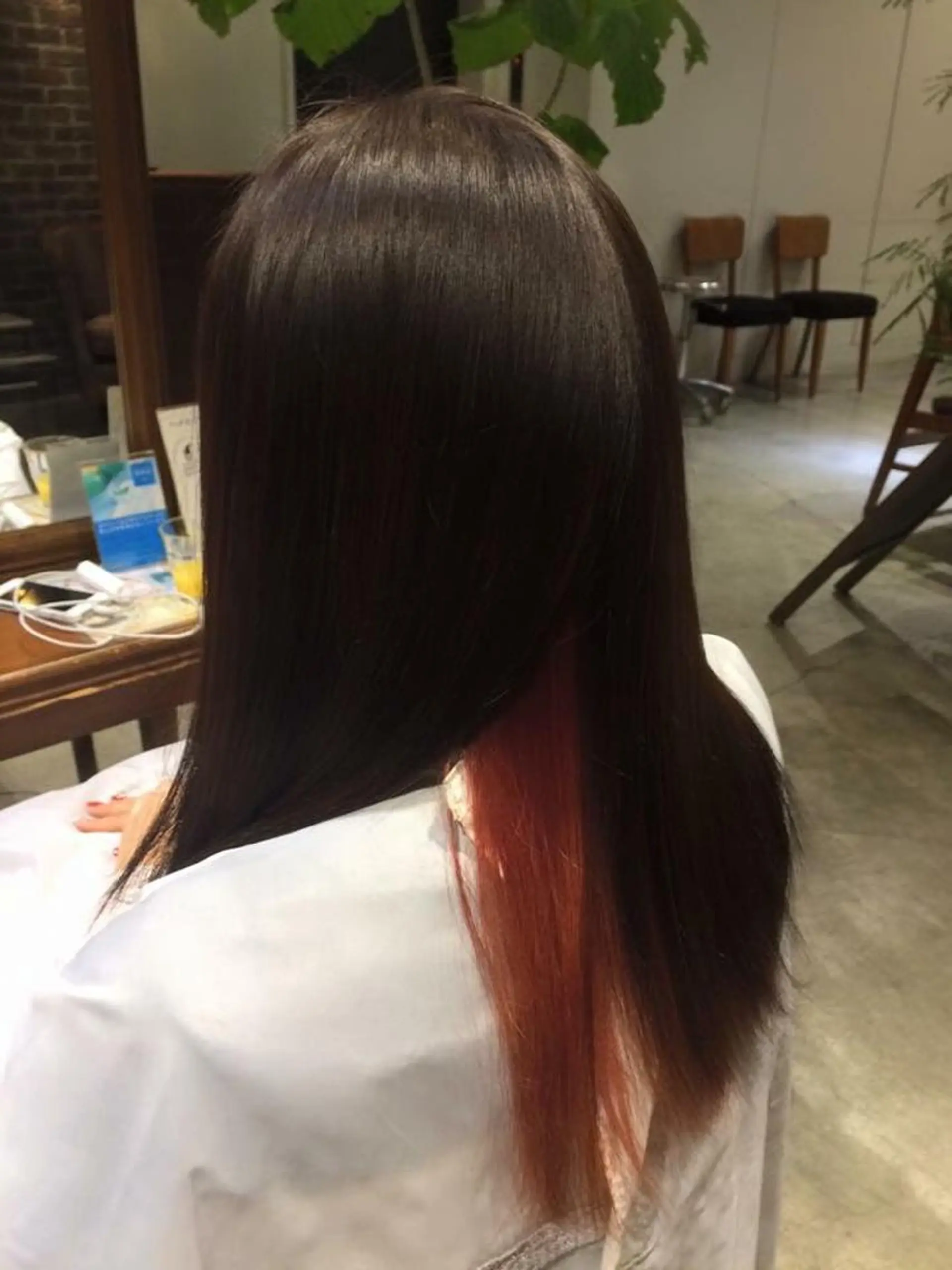 セミロング カラー インナーカラー ピンクカラー ツヤ美髪💐 髪質改善/高山愛来のヘアスタイル